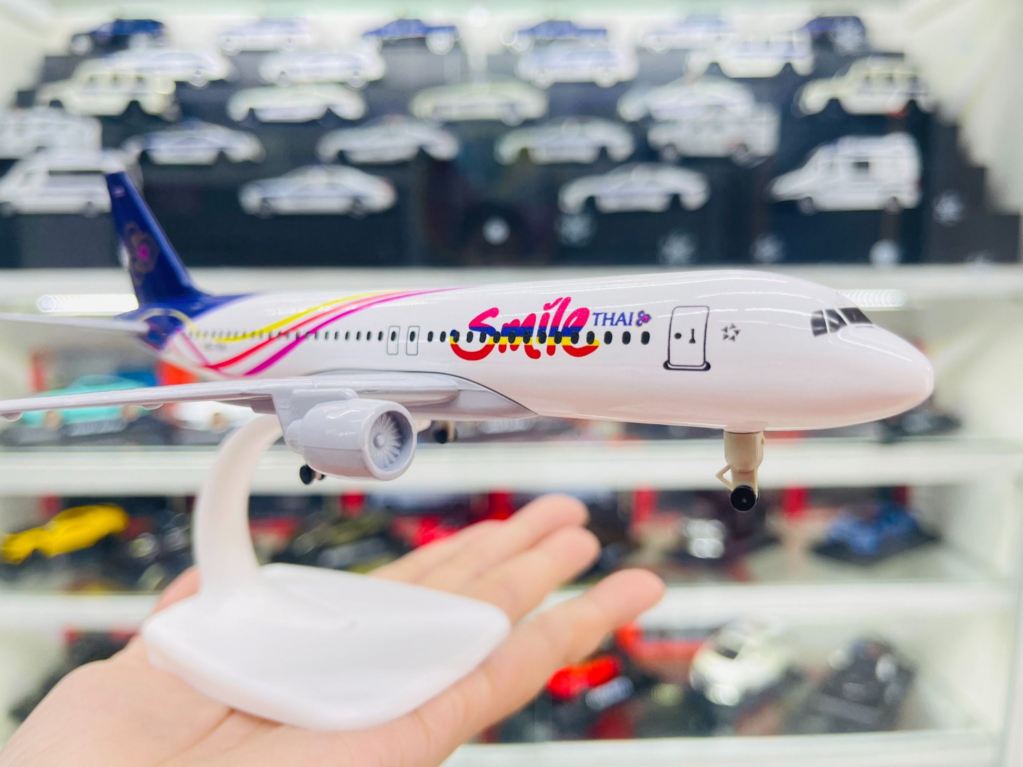 Mô hình máy bay Thai Smile Airbus A320-232 20cm MB20007