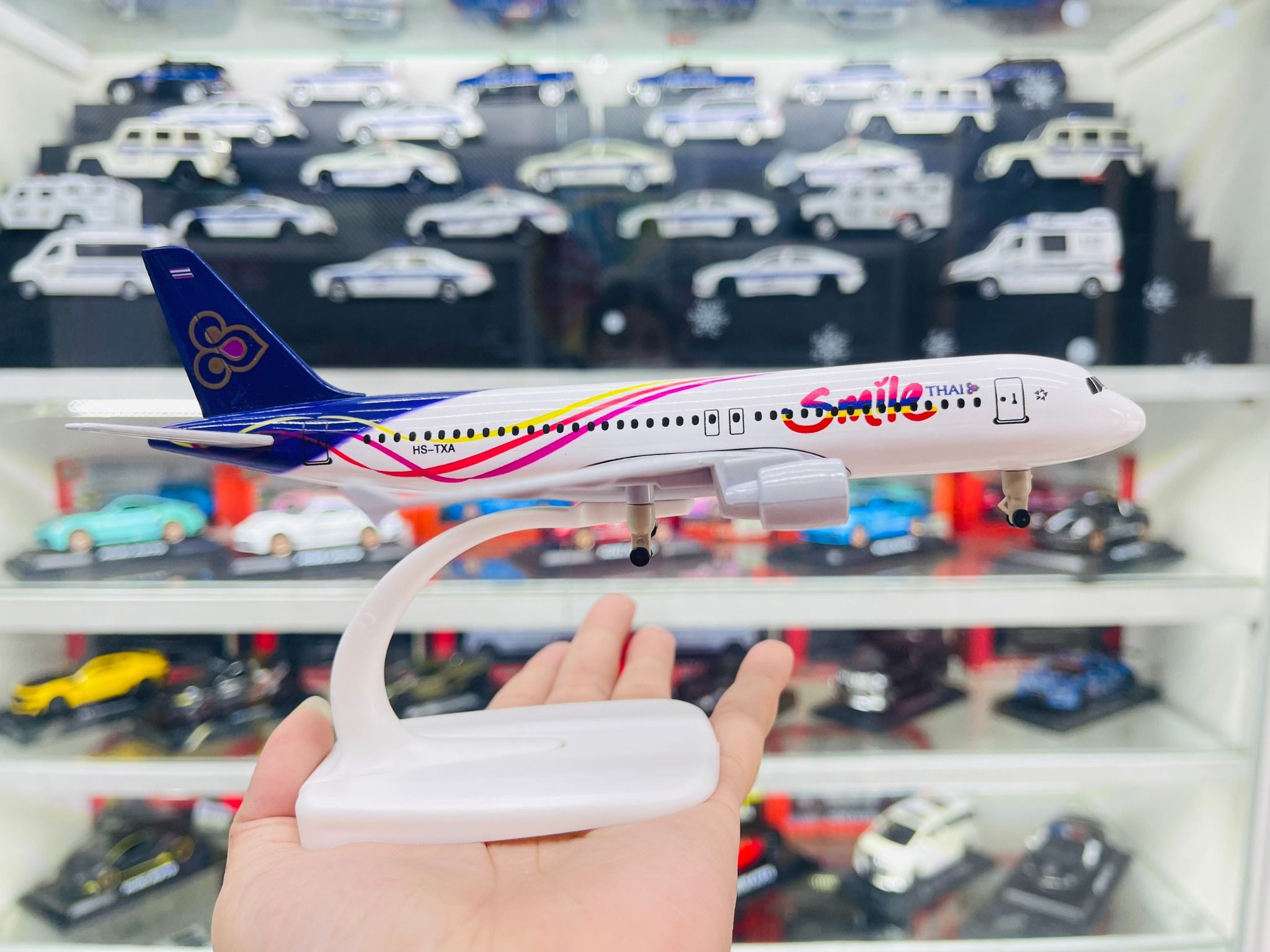 Mô hình máy bay Thai Smile Airbus A320-232 20cm MB20007