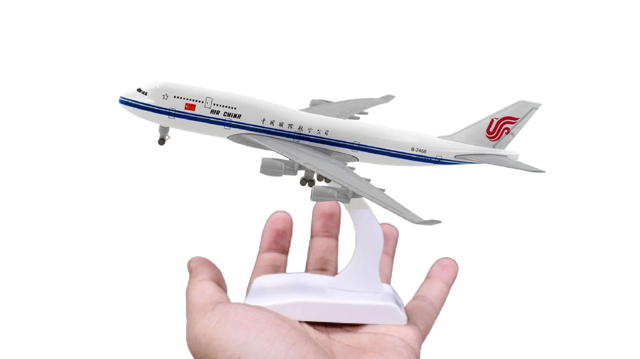 Mô hình máy bay Air China Boeing B747 20cm MB20019