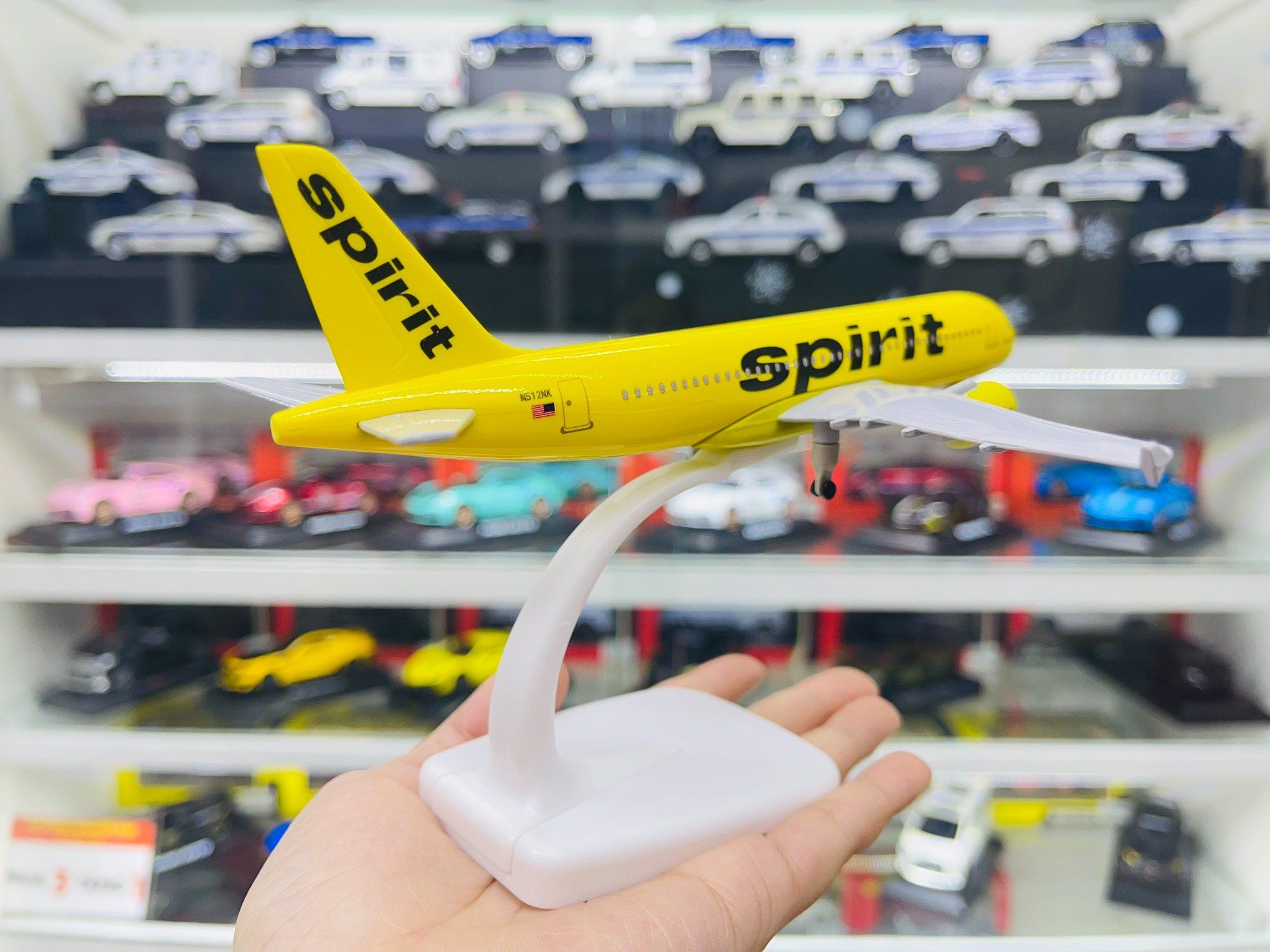 Mô hình máy bay Spirit Airbus A320 20cm MB20022