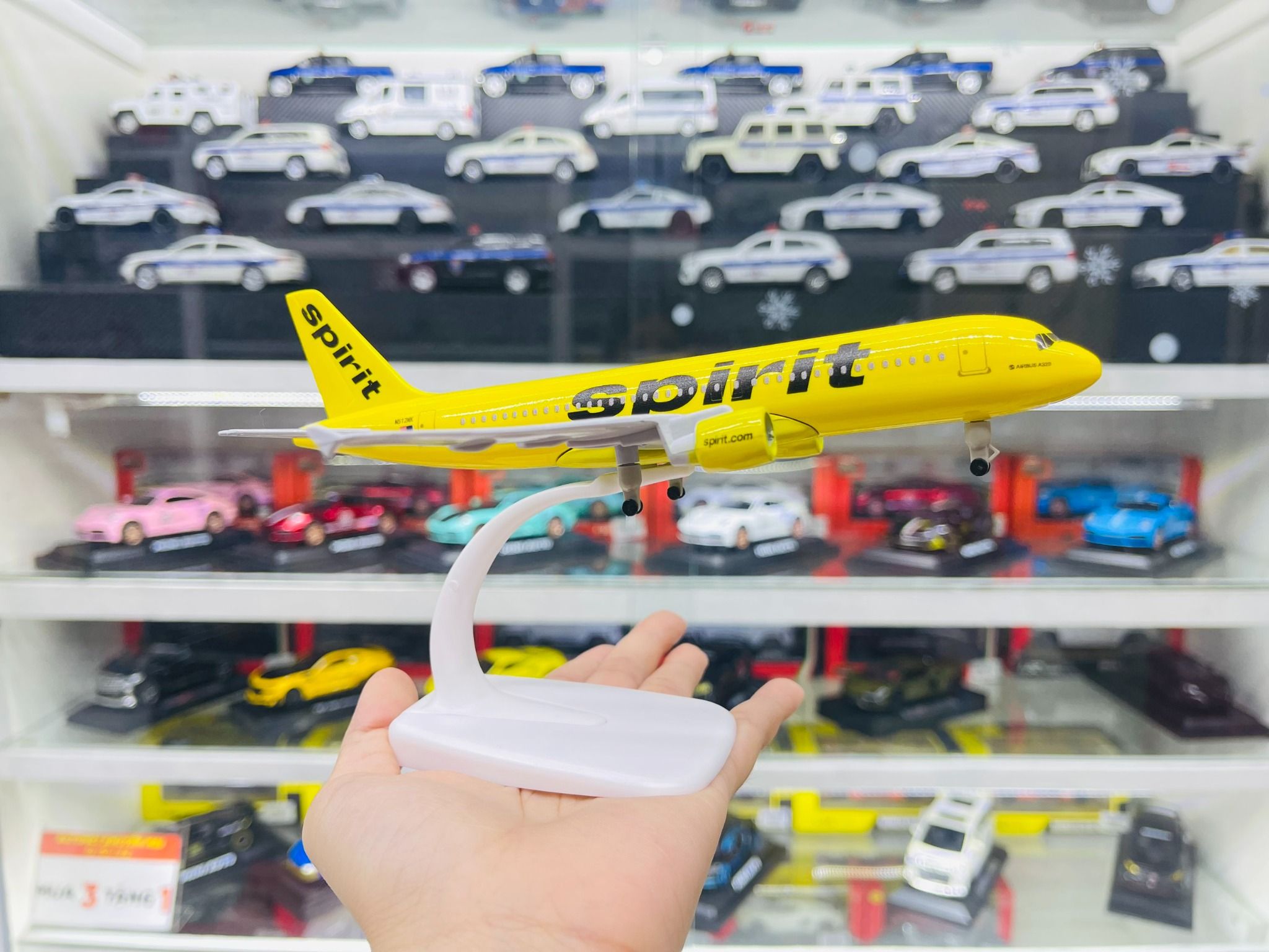Mô hình máy bay Spirit Airbus A320 20cm MB20022