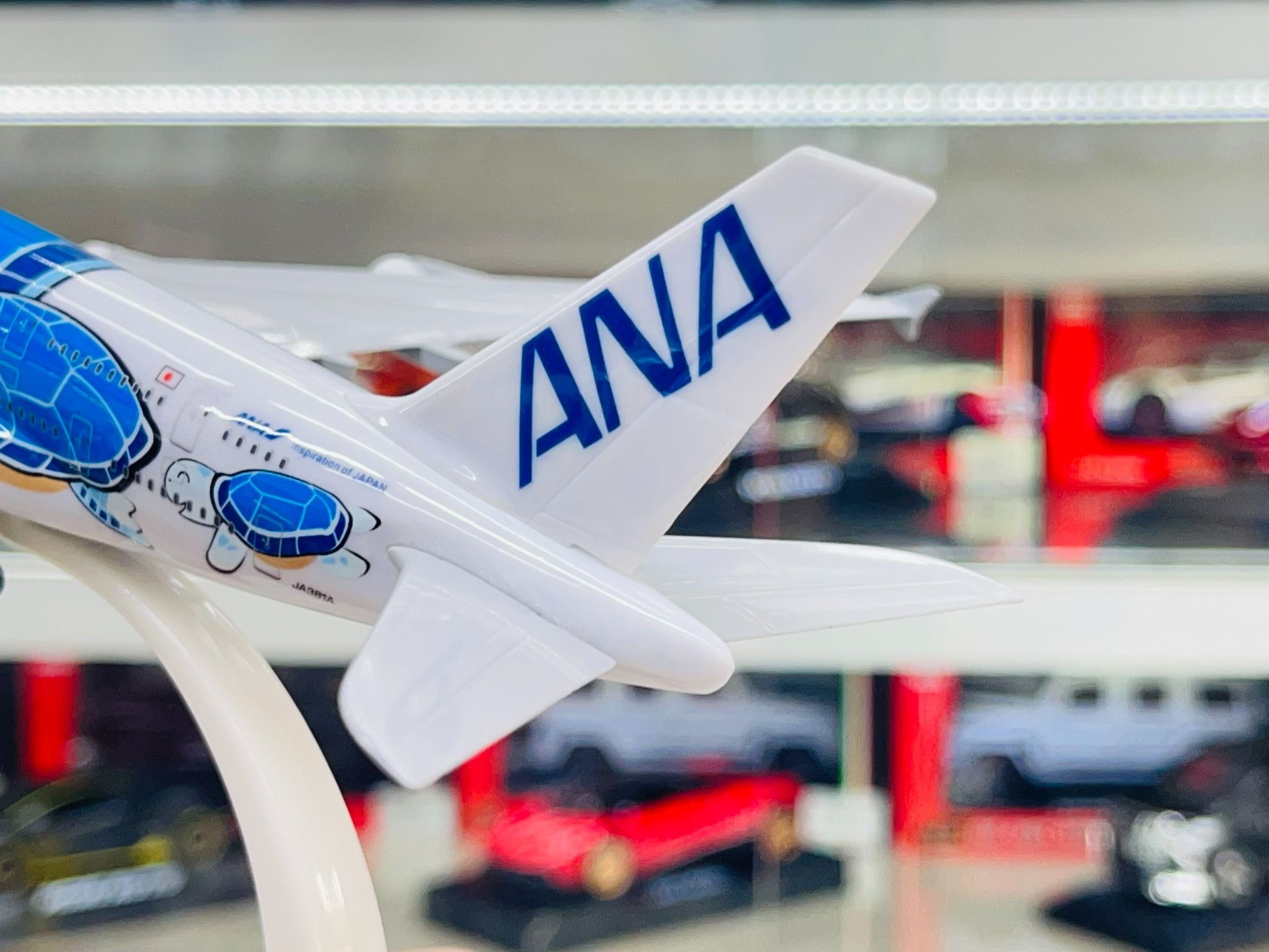 Mô hình máy bay Nhật Bản ANA Airlines Airbus A380 blue kích thước 20cm MB20086