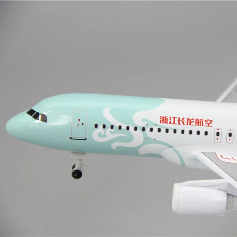 Mô hình máy bay Zhejiang Changlong Airbus A320 có bánh xe kích thước 20cm MB20124