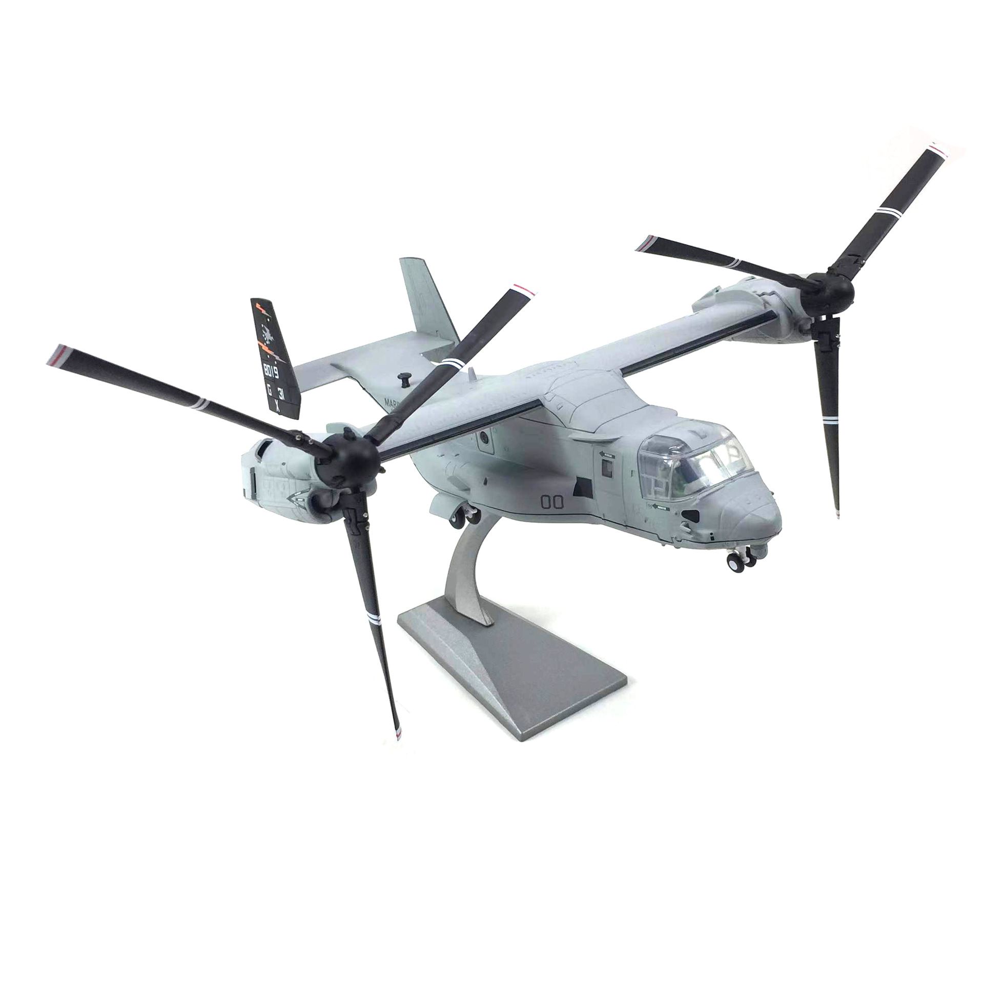 Mô hình máy bay vận chuyển cánh quạt Boeing Bell V-22 Osprey Marines grey tỉ lệ 1:72 Ns models MBQS034