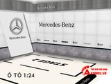  Diorama 1:24 Showroom trưng bày Mercedes cho xe tỉ lệ 1:24 kích thước 35X25X15cm 4 tấm lắp ghép formex 5li DR010H 