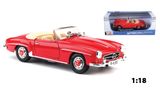  Mô hình xe Mercedes Benz 190sl (1955) Red 1:18 Maisto 2677 