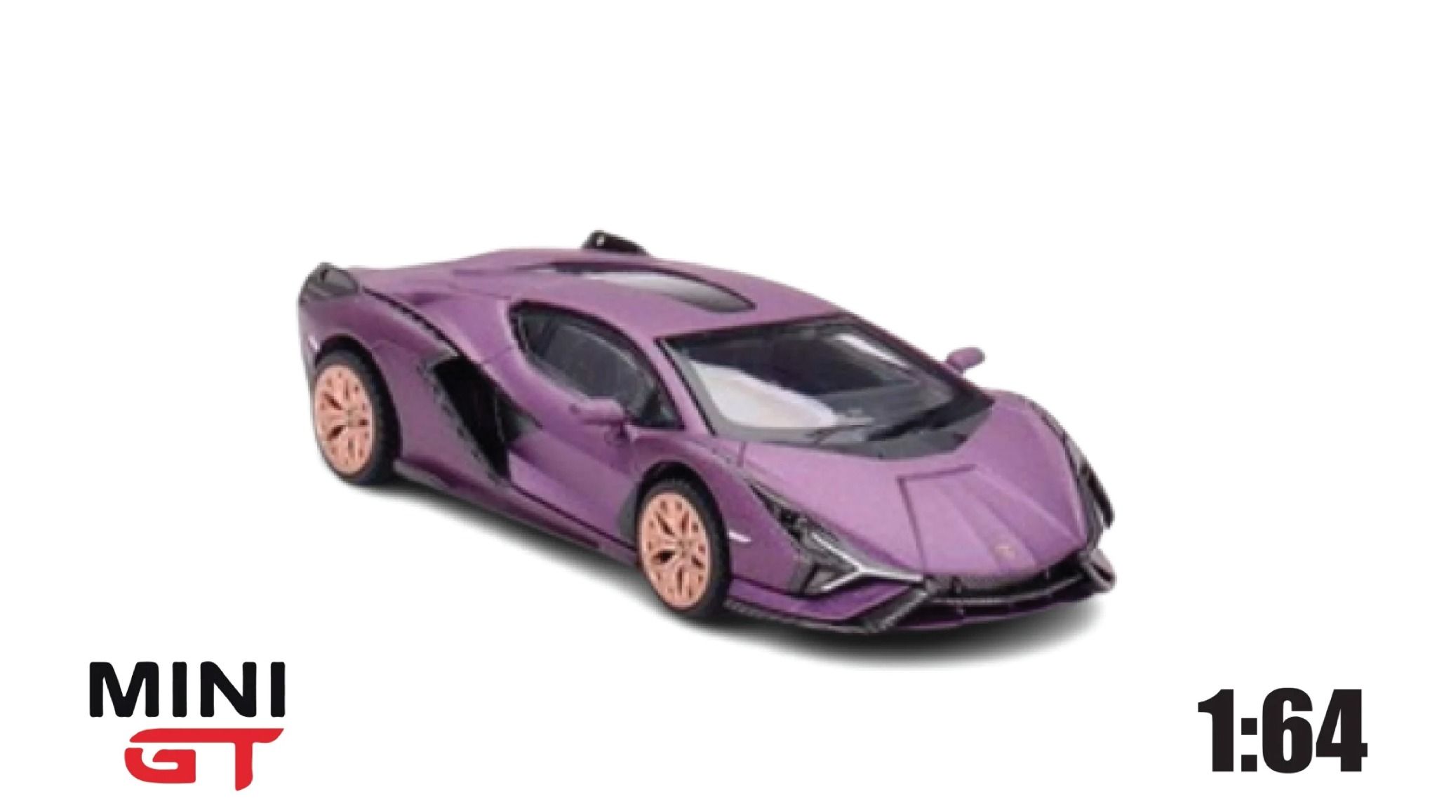 Mô hình xe Lamborghini Sián FKP 37 Matte Viola SE30 - HK Exclusive 1:64 MiniGT