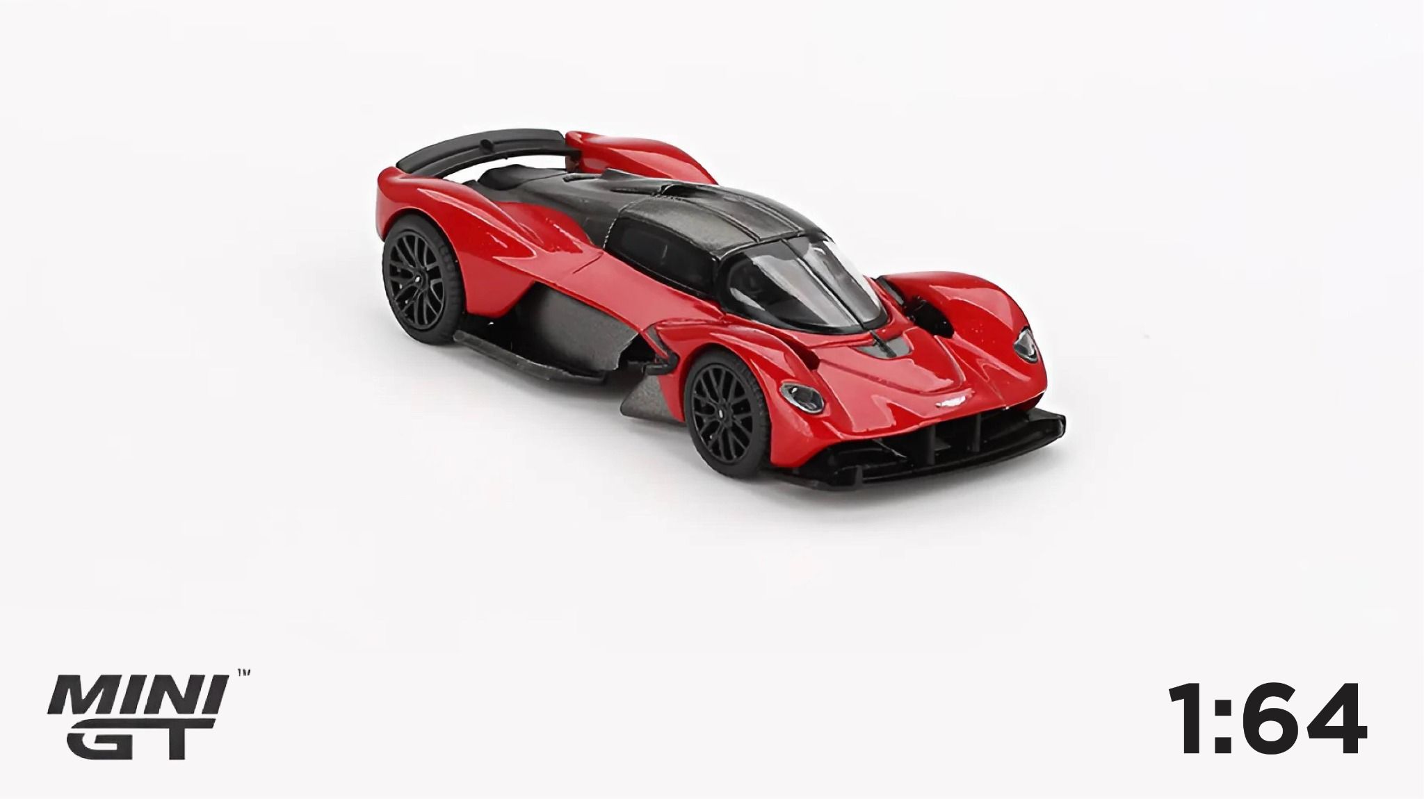 Mô hình xe ô tô Aston Martin Valkyrie Hyper Red tỉ lệ 1:64 MiniGT MGT00766-CH