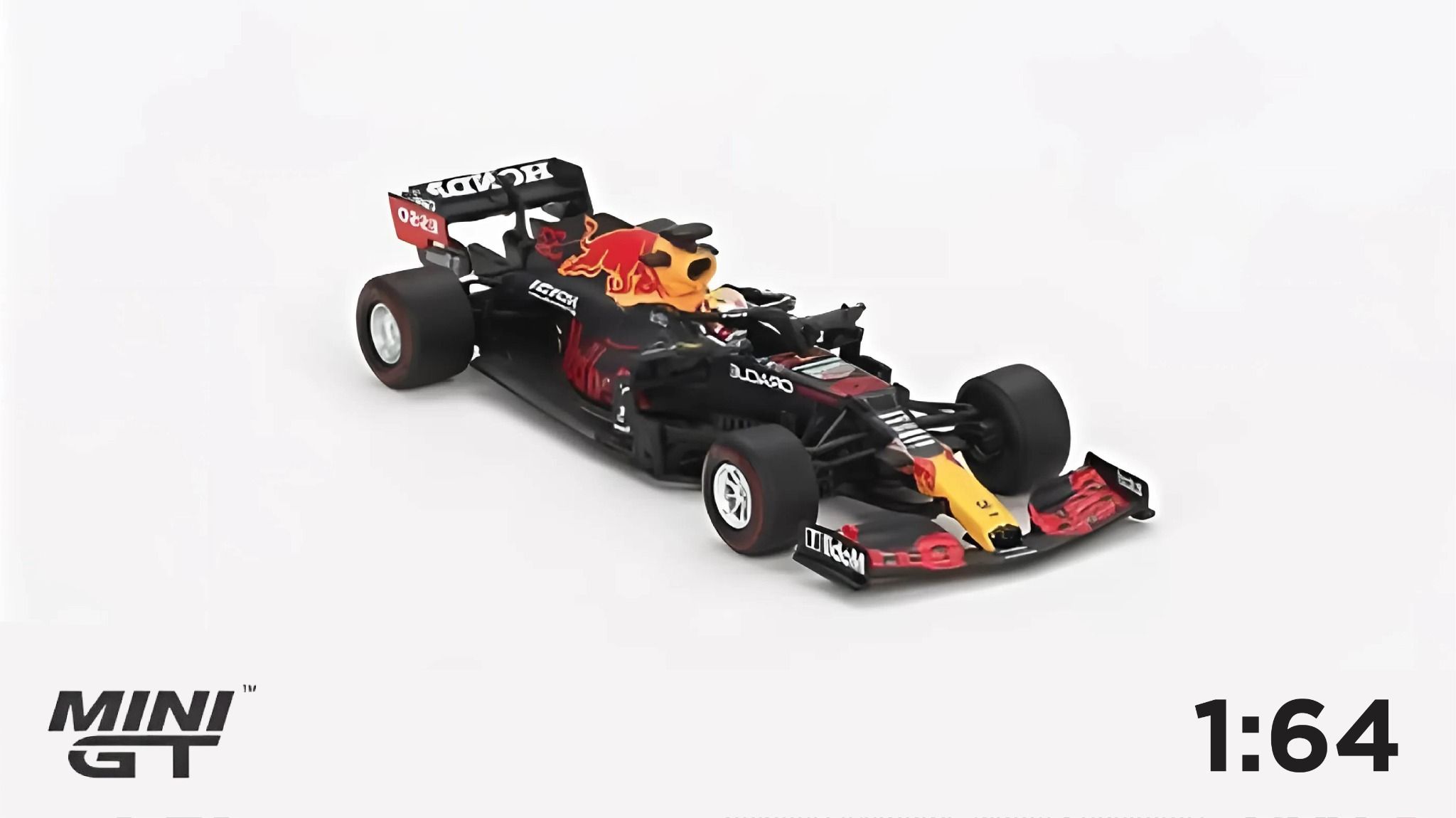 Mô hình xe F1 Red Bull RB16B #33 Max Verstappen 2021 Abu Dhabi Grand Prix Winner tỉ lệ 1:64 MINIGT MGT00835-CH