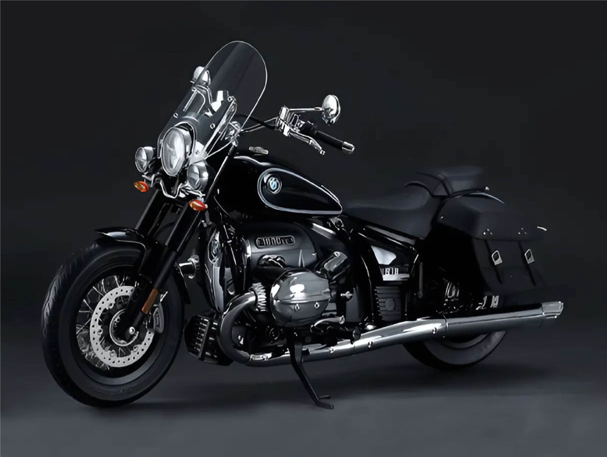 Mô hình xe BMW R18 Heritage Cruiser tỉ lệ 1:9 Meng Model MT09005