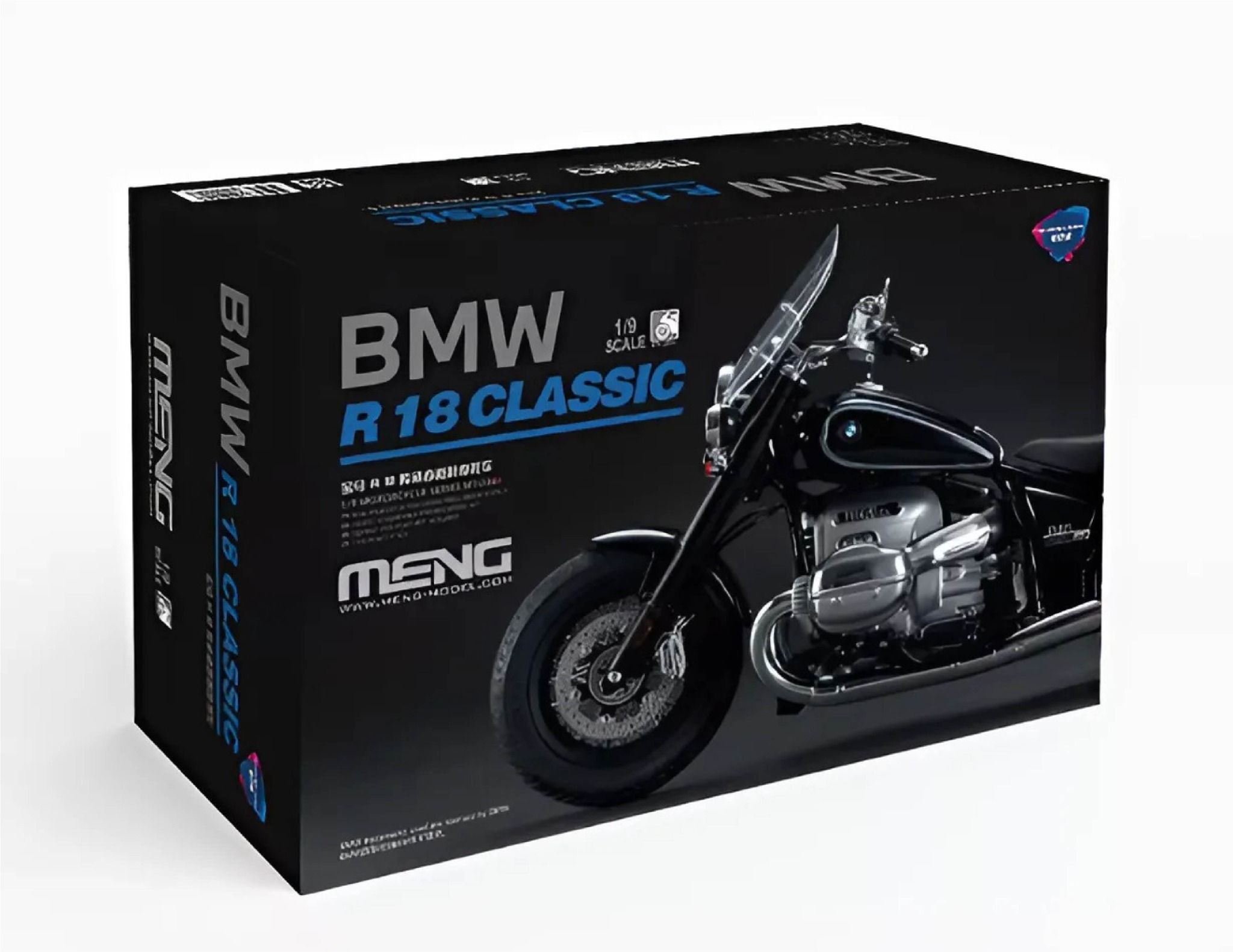 Mô hình xe BMW R18 Heritage Cruiser tỉ lệ 1:9 Meng Model MT09005