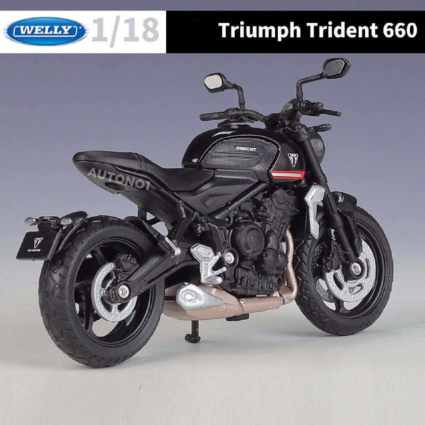 Mô hình xe Triumph Trident 660 1:18 Welly MT18001