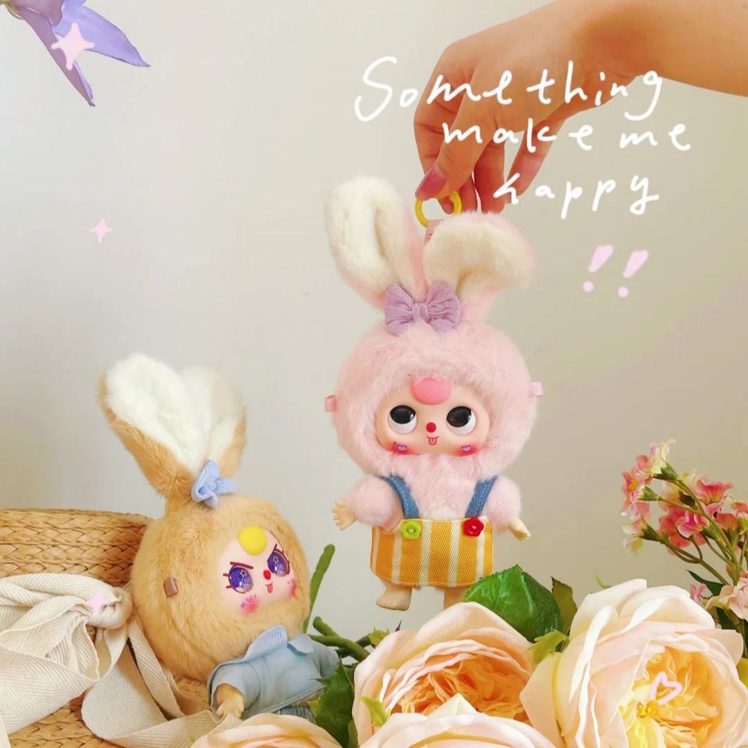 Blind box hộp mù Baby Three Macaron Bunny Series Blind box chính hãng BL010