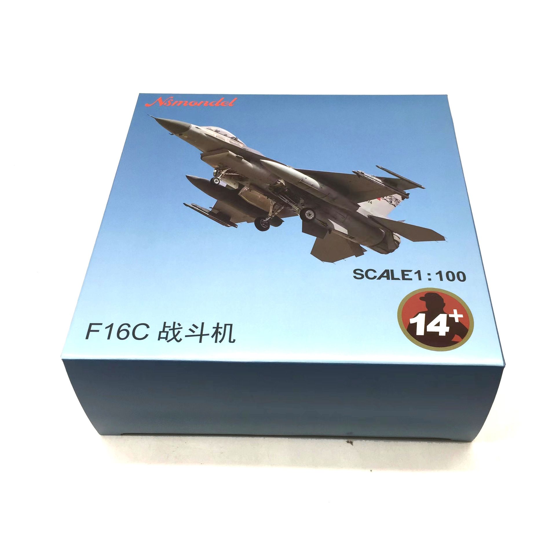  Mô hình máy bay chiến đấu Air Force USA F-16C Falcon tỉ lệ 1:100 Ns models MBQS043 