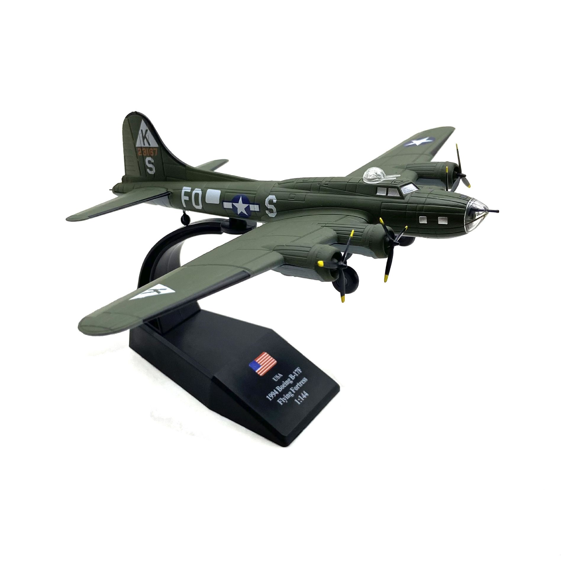 Mô hình máy bay quân sự Mỹ Pháo Đài Bay B-17 tỉ lệ 1:144 MBQS047