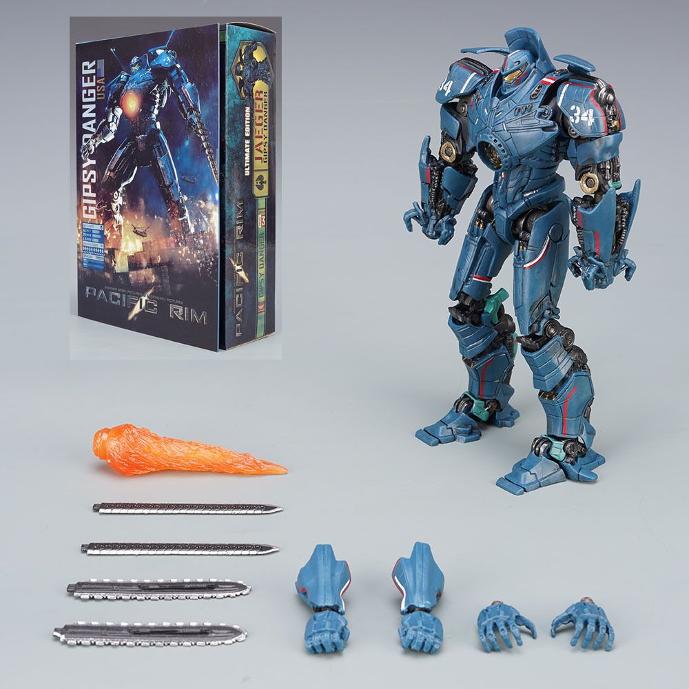 Mô hình nhân vật DC Pacific Rim 2 Gipsy Danger Jaeger tỉ lệ 18cm Neca FG296