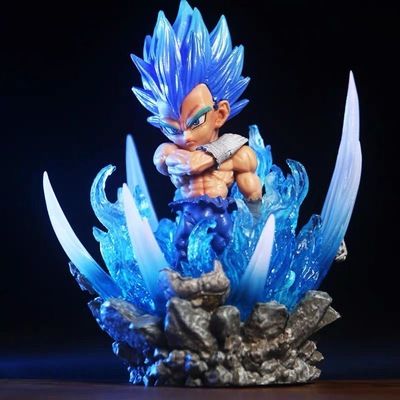 Mô hình nhân vật Dragonball Vegeta super saiyan blue có đèn 11cm FG226
