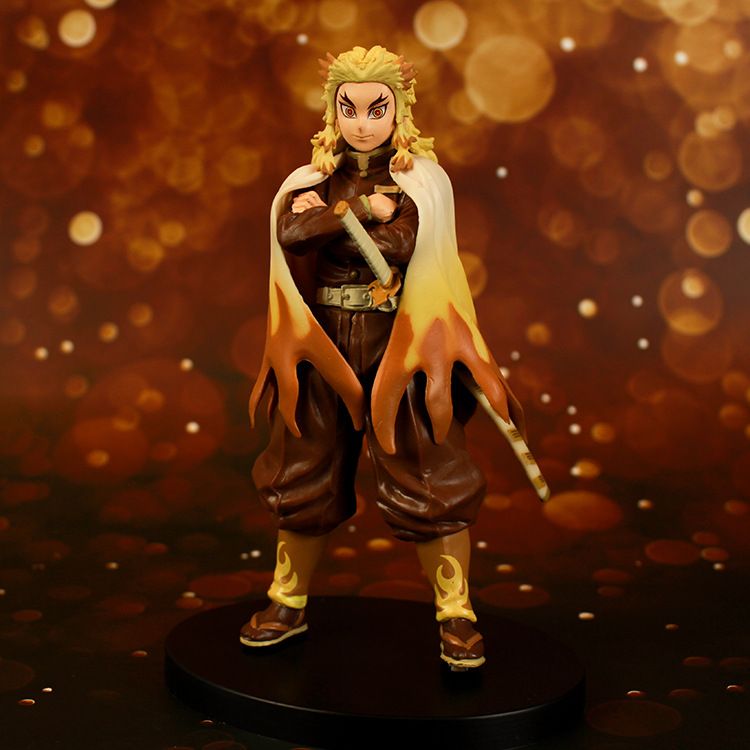 Mô hình nhân vật Demon Slayer Kimetsu No Yaiba Kyojuro Rengoku 15cm FG153