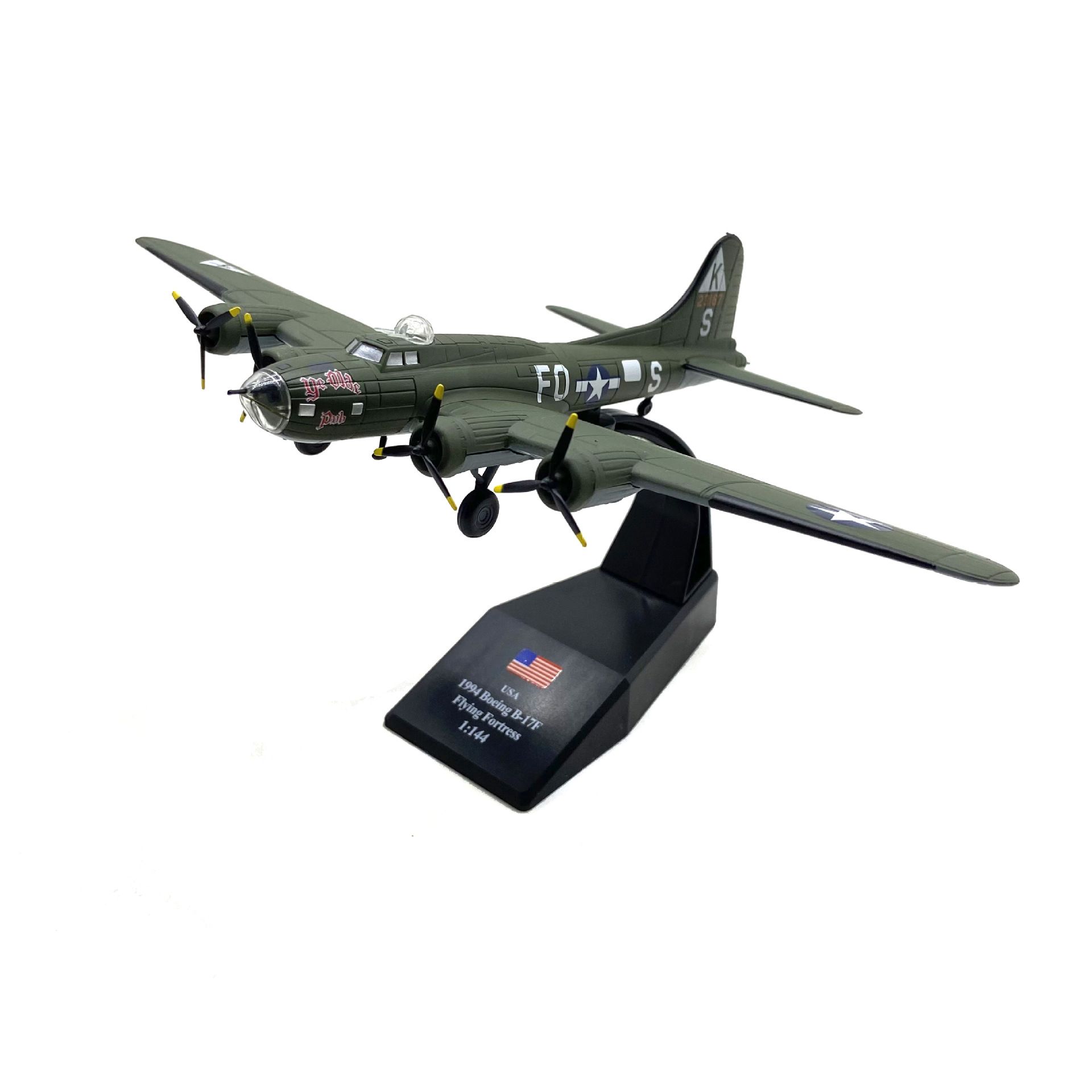 Mô hình máy bay quân sự Mỹ Pháo Đài Bay B-17 tỉ lệ 1:144 MBQS047