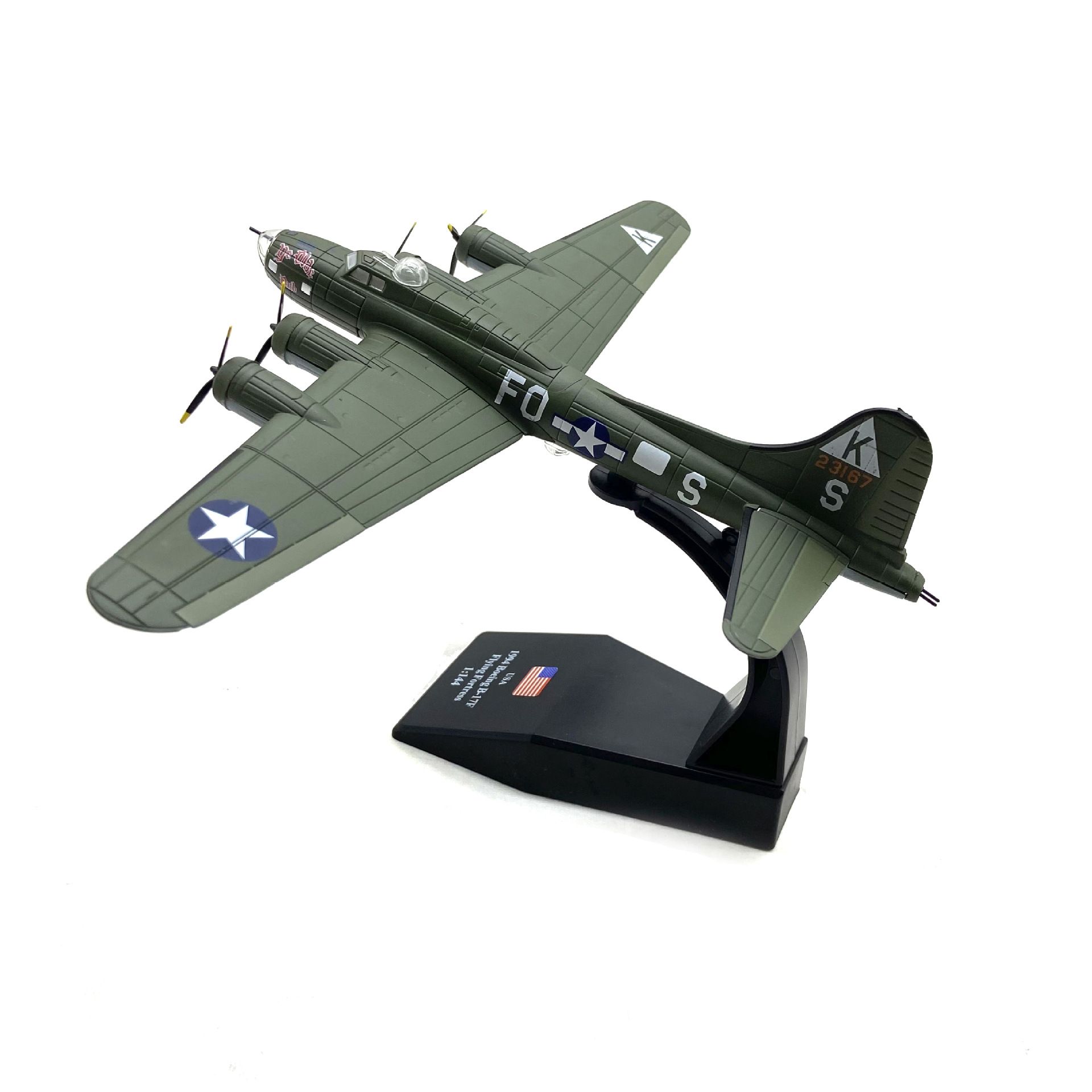 Mô hình máy bay quân sự Mỹ Pháo Đài Bay B-17 tỉ lệ 1:144 MBQS047