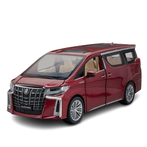  Mô hình xe Toyota Alphard 2022 full open - full kính - đánh lái được tỉ lệ 1:24 Metal Model OT441 