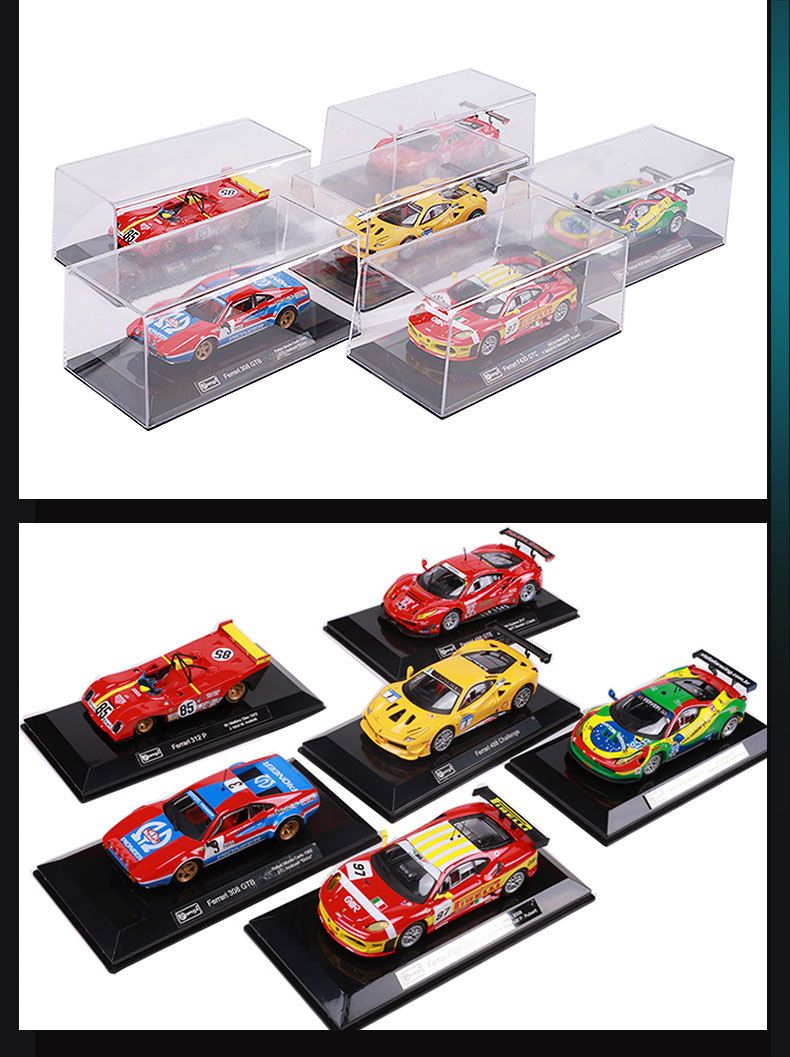 Mô hình xe Ferrari 458 Italia GT3 2015 hộp mica tỉ lệ 1:43 Bburago OT43005