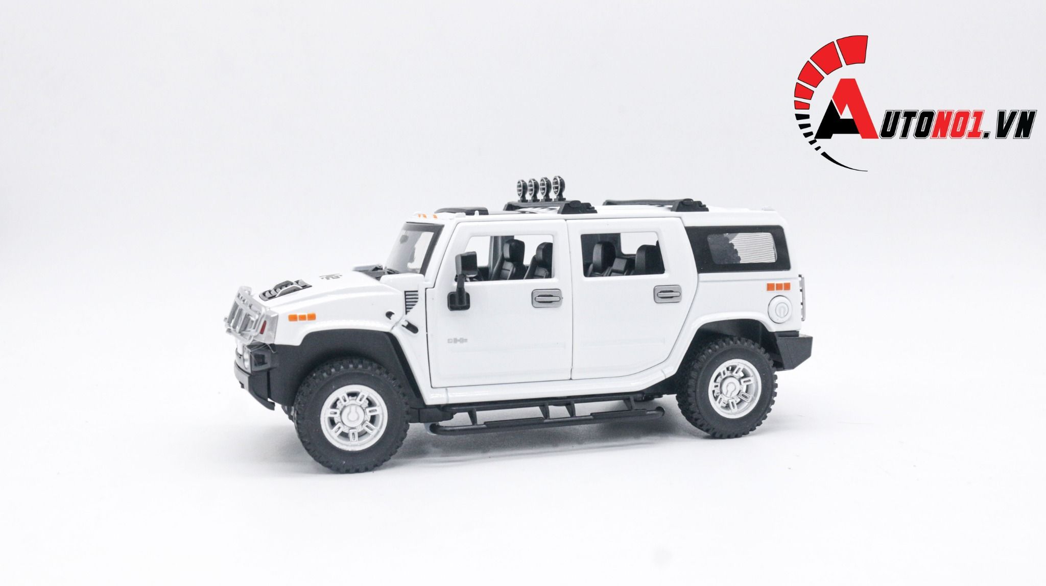 Mô hình xe ô tô Hummer H2 full open tỉ lệ 1:24 Alloy moel K2-25-A OT170
