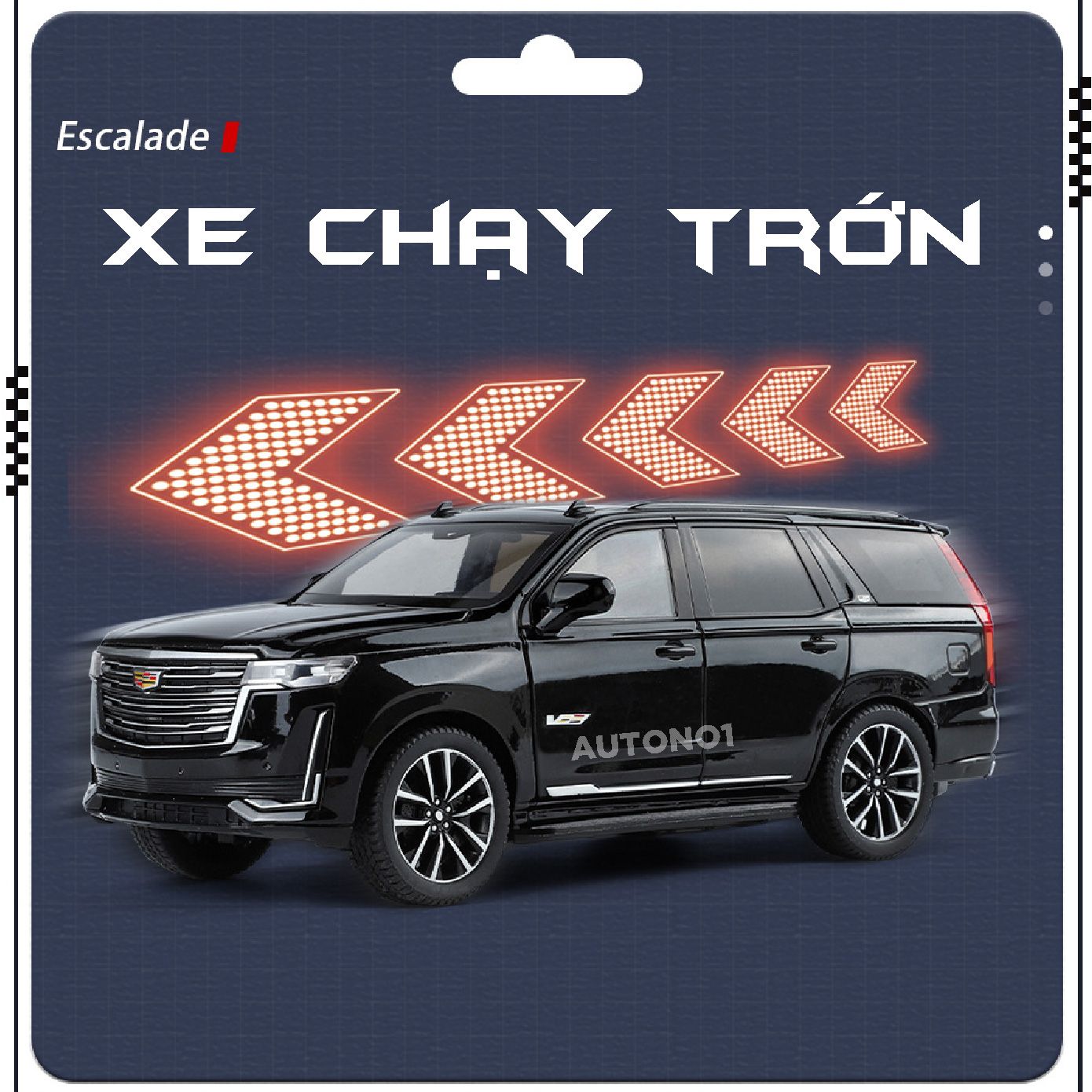 Mô hình xe Cadillac Escalade full open - có đèn - âm thanh tỉ lệ 1:24 OK Model OT24012