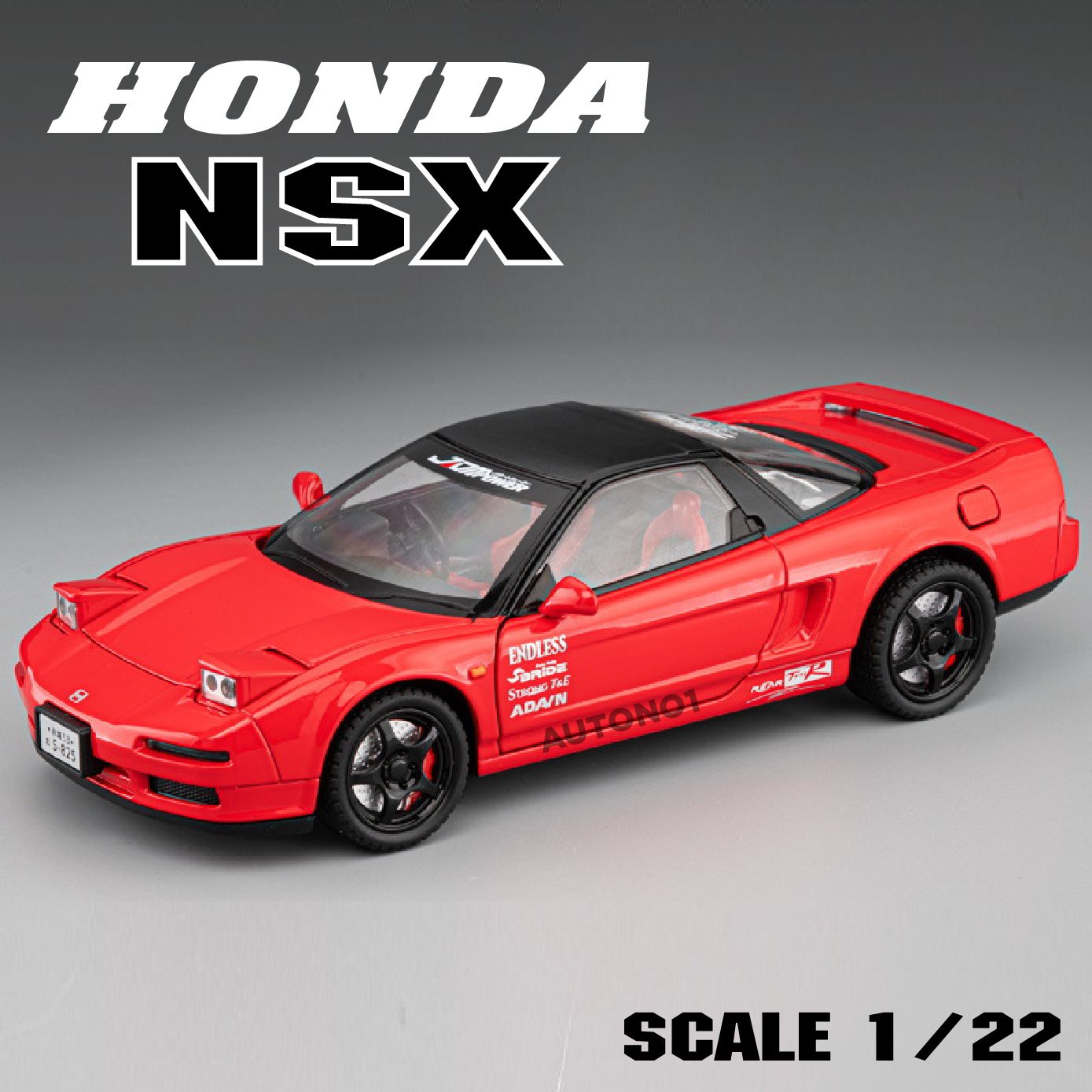 Mô hình xe Honda NSX NA1 full open - có đèn - âm thanh tỉ lệ 1:22 Jiaye Model OT24047