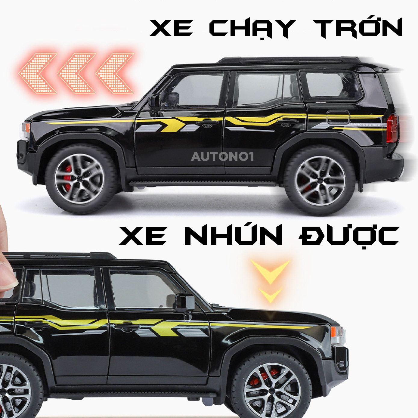 Mô hình xe Toyota Land Cruiser Prado LC250 tỉ lệ 1:24 JIN LIFANG OT24065