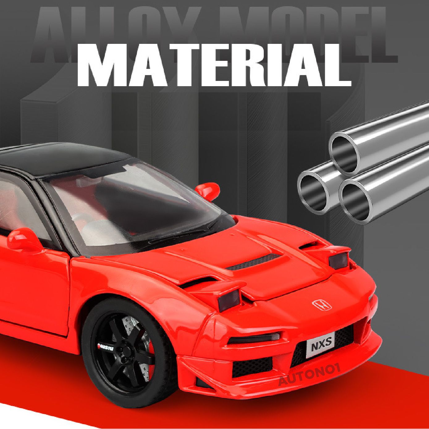 Mô hình xe Honda NSX full open - đánh lái tỉ lệ 1:32 Alloy Model OT32008