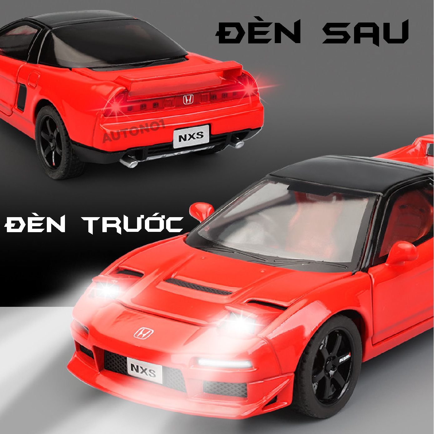 Mô hình xe Honda NSX full open - đánh lái tỉ lệ 1:32 Alloy Model OT32008
