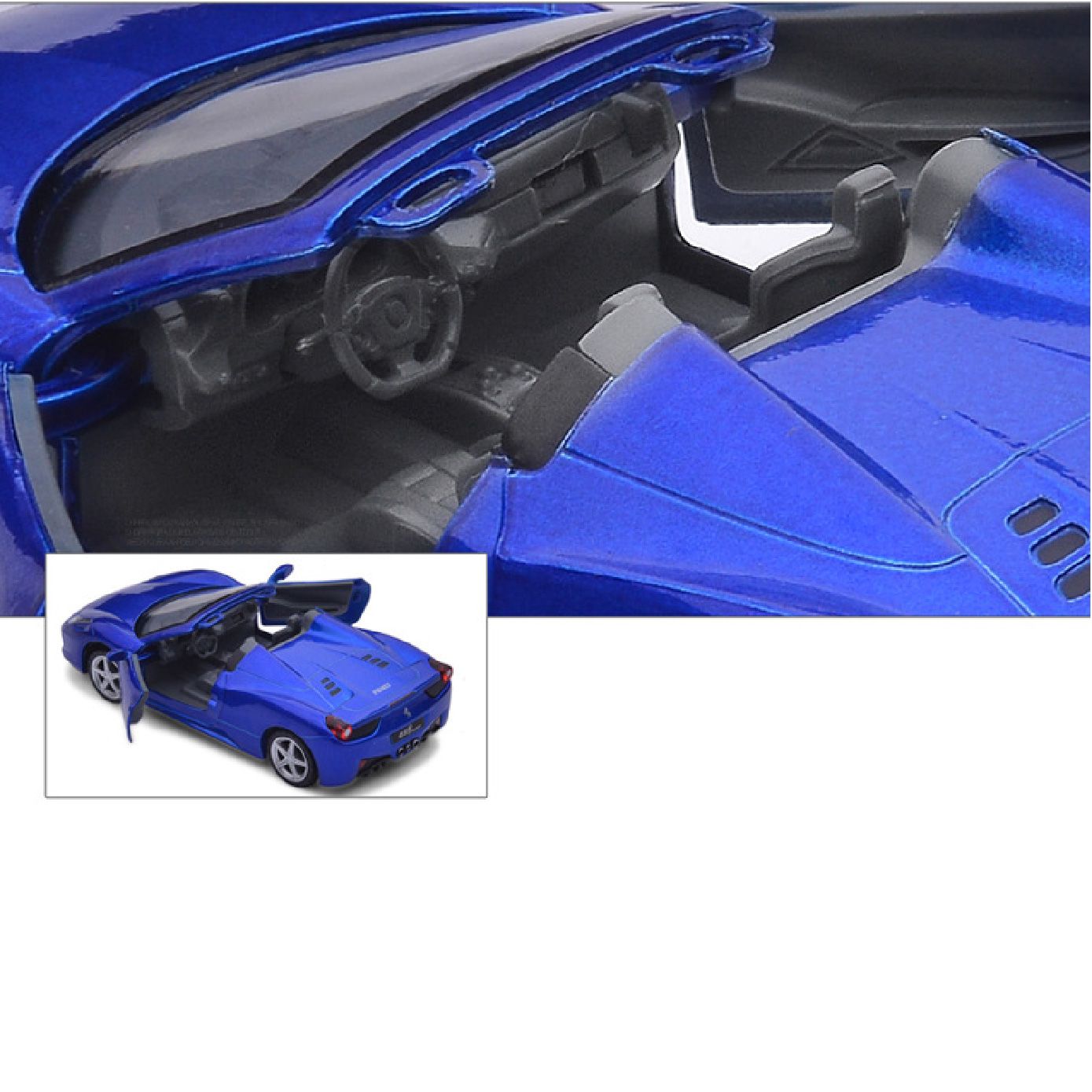 Mô hình xe Ferrari Laferrari tỉ lệ 1:32 Jiaye Model OT32024