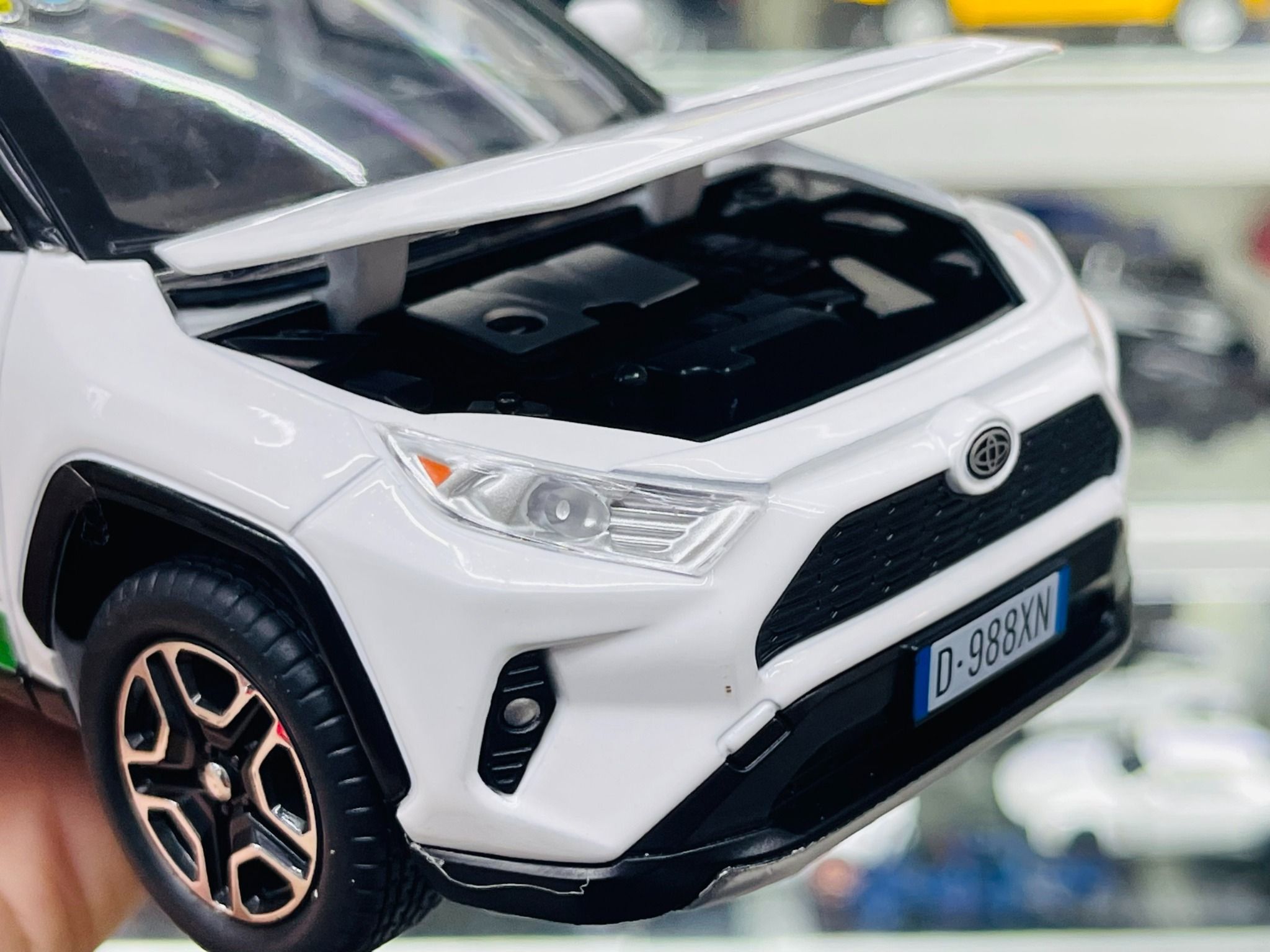 Mô hình xe độ dịch vụ taxi Toyota RAV4 Vinasun tỉ lệ 1:24 Alloy Autono1 OT549