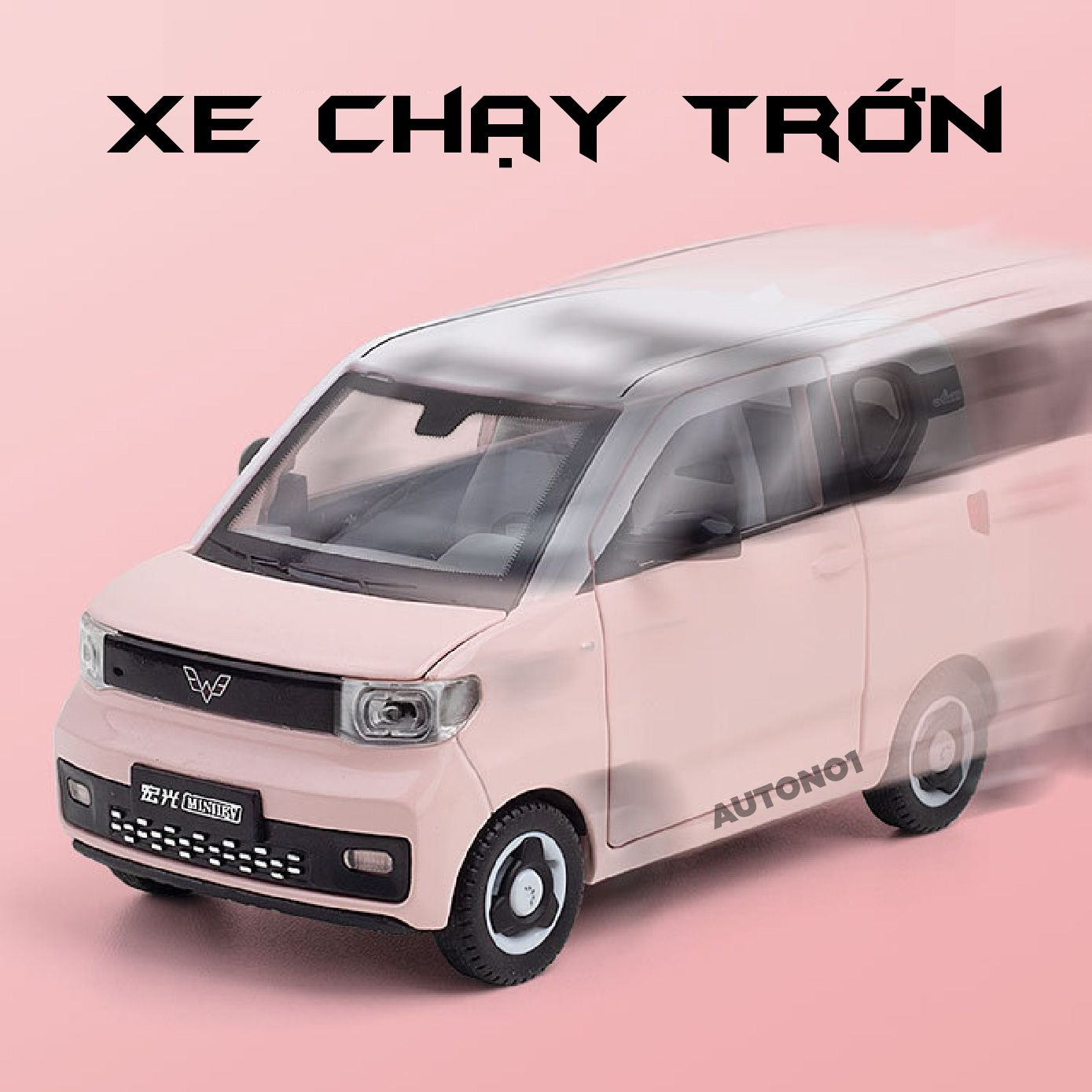 Mô hình xe Wuling Hongguang Mini EV full open - kèm phụ kiện tỉ lệ 1:24 Chezhi OT582