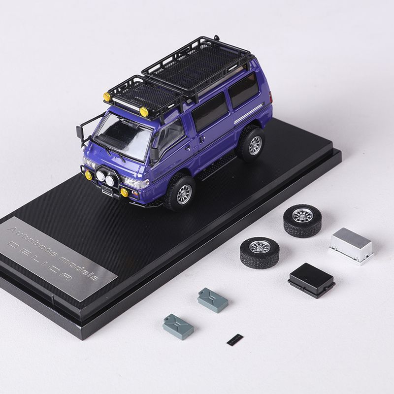 Mô hình xe Mitsubishi Delica 4WD L300 có phụ kiện rời tỉ lệ 1:64 Autobots Model OT64004