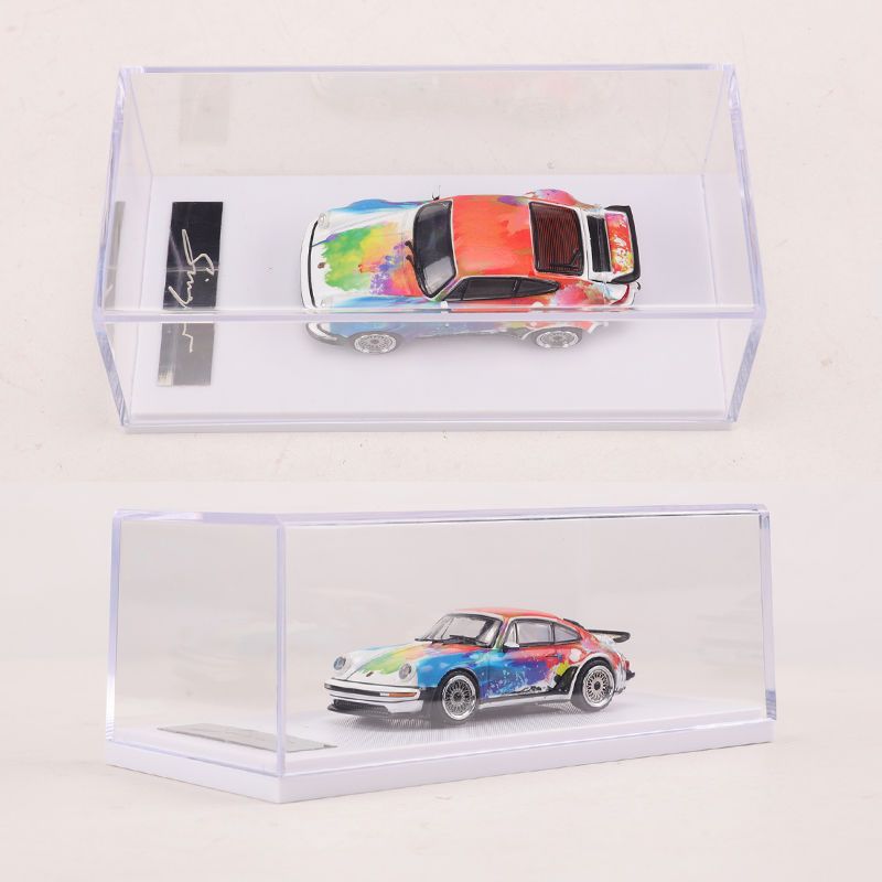 Mô hình xe Porsche Singer 930 Art Graffiti Turbo Study tỉ lệ 1:64 Rhino Model RM64-XN930-7