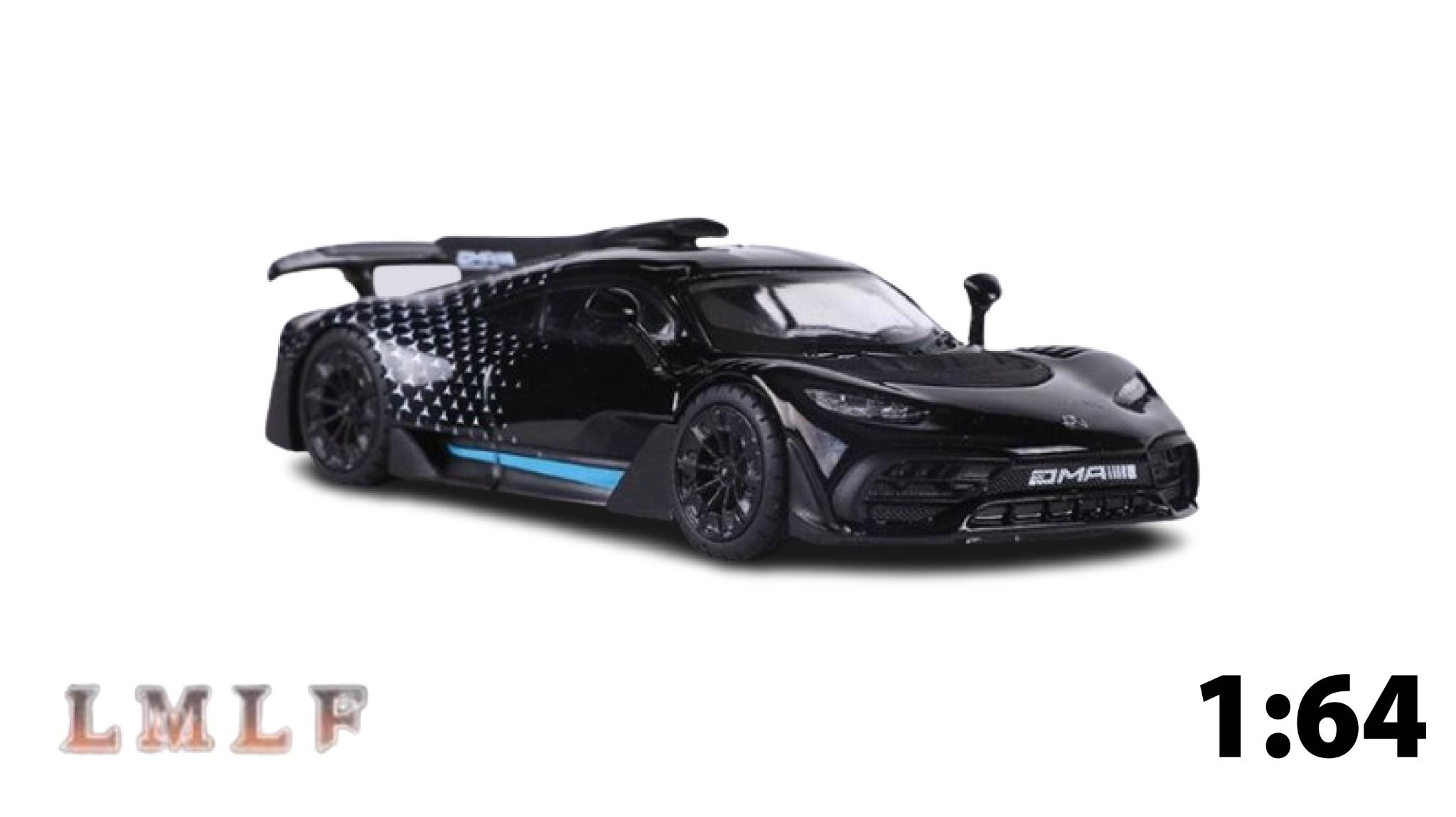 Mô hình xe Mercedes-Benz AMG ONE sports tỉ lệ 1:64 có đế và hộp mica LMLF OT64030