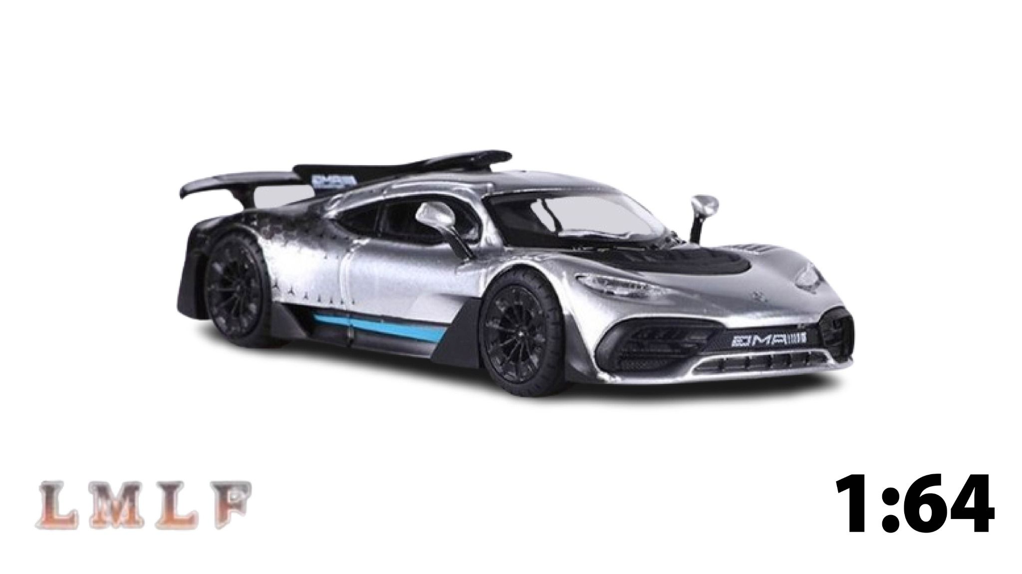 Mô hình xe Mercedes-Benz AMG ONE sports tỉ lệ 1:64 có đế và hộp mica LMLF OT64030