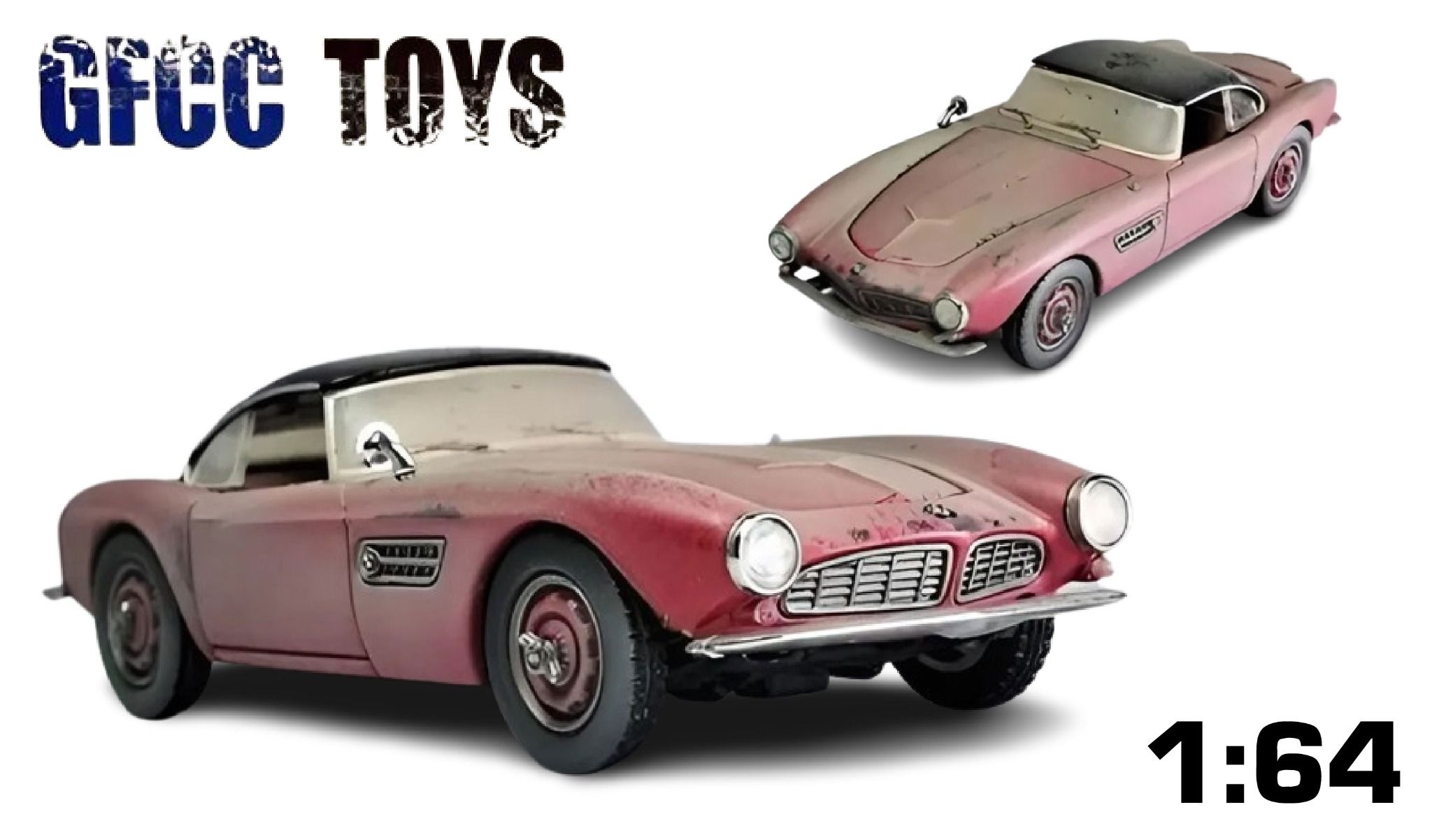 Mô hình xe BMW 507 Elvis Presley's tỉ lệ 1:64 GFCC models OT64082