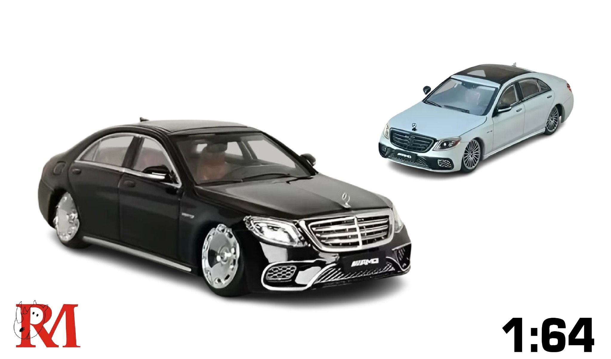 Mô hình xe Mercedes-Benz AMG S63 W222 tỉ lệ 1:64 Rhino Model OT64102