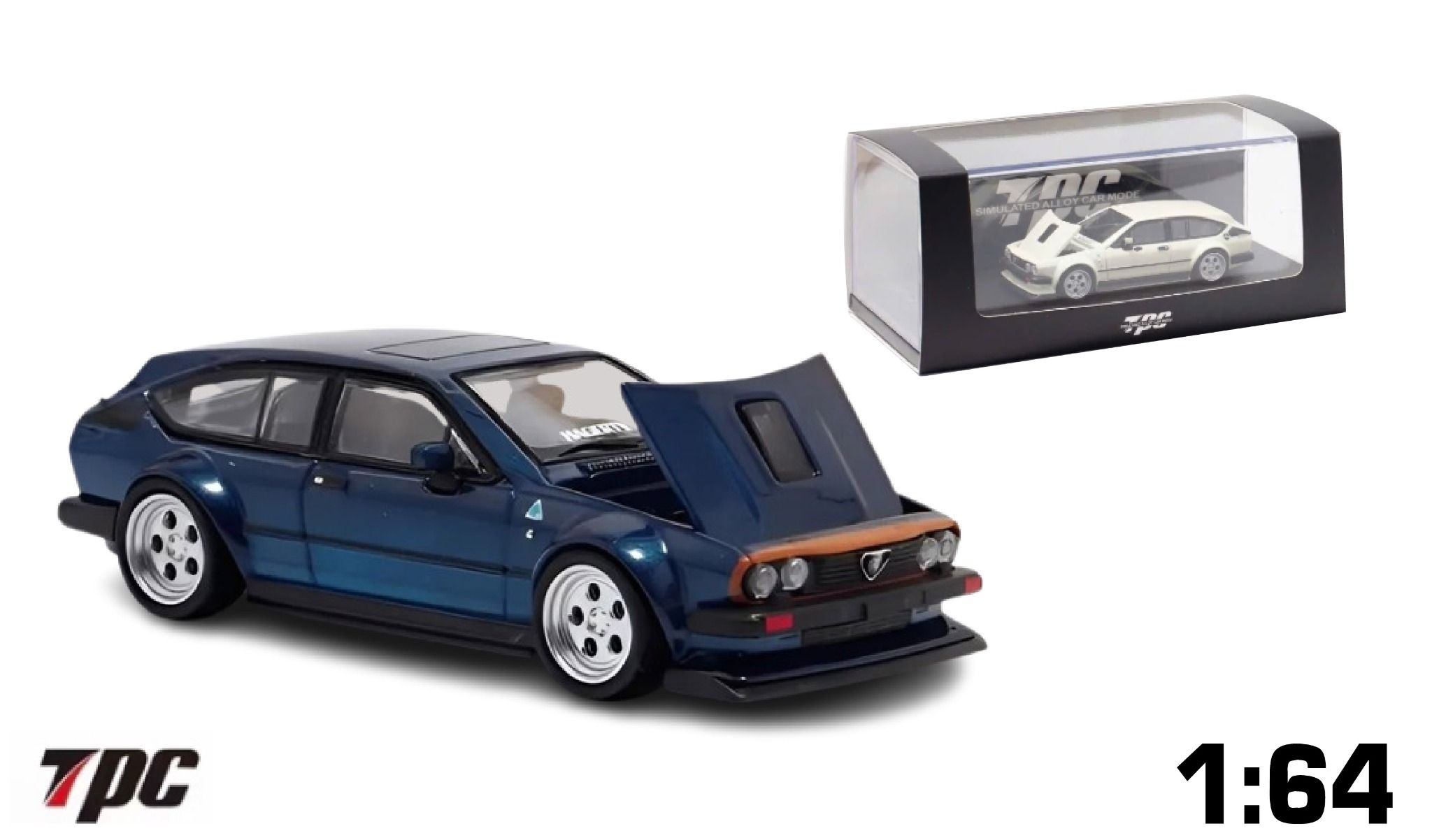 Mô hình xe Alfa Romeo GTV6 tỉ lệ 1:64 TPC MODEL OT64103
