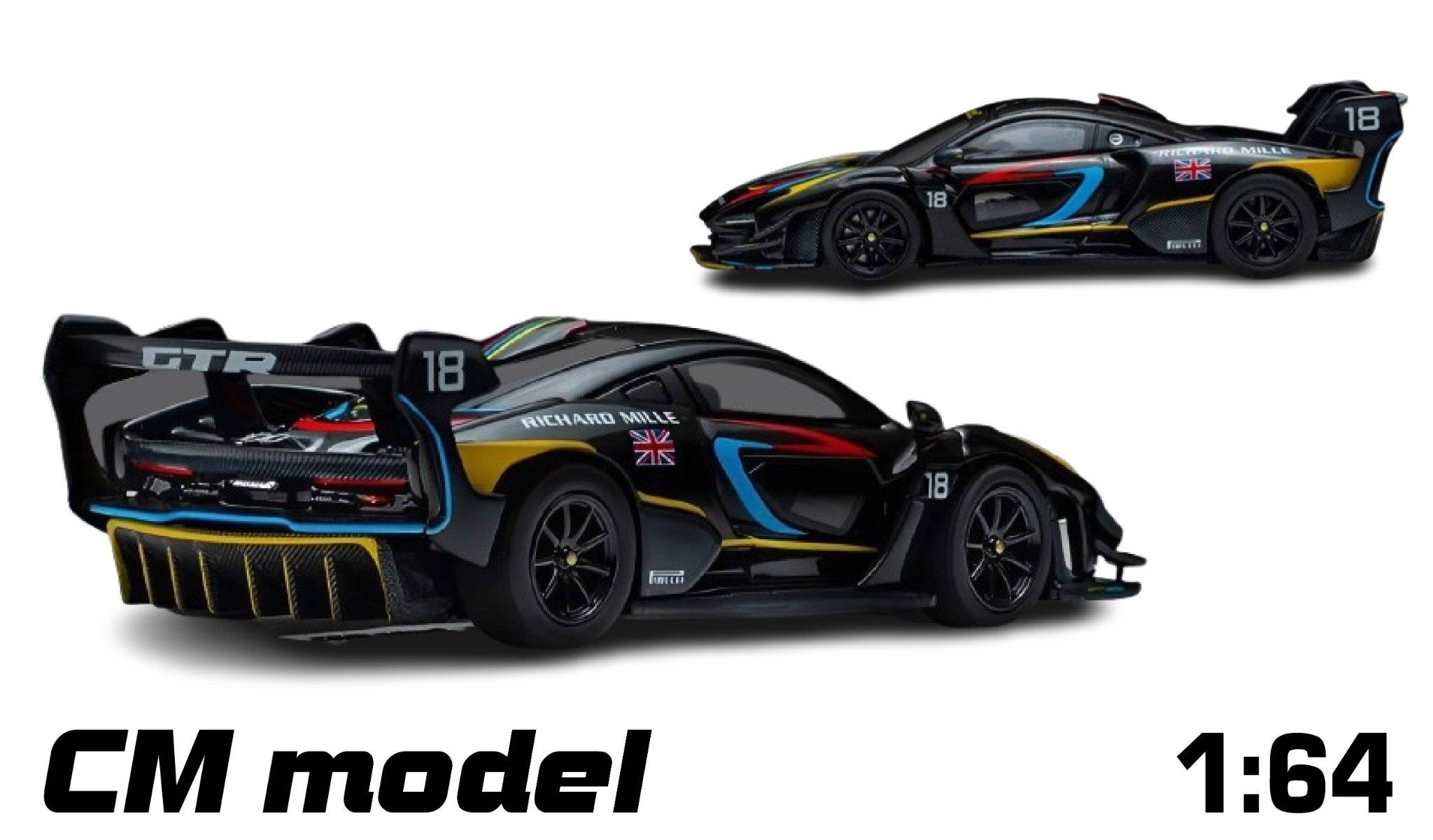 Mô hình xe McLaren Senna GTR HEC 2025 tỉ lệ 1:64 CM Model OT64145