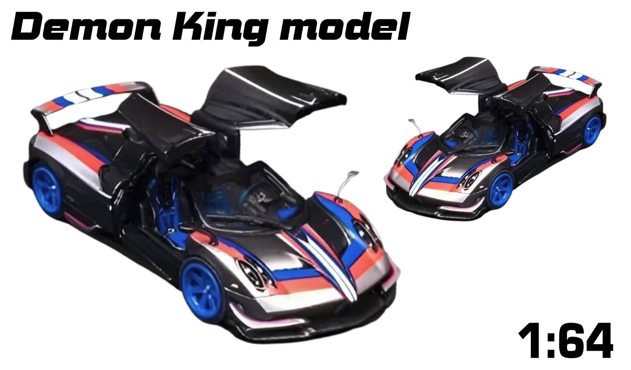 Mô hình Pagani Huayra BC bản sự kiện HEC2025 giới hạn 999 tỉ lệ 1:64 Demon King OT64301