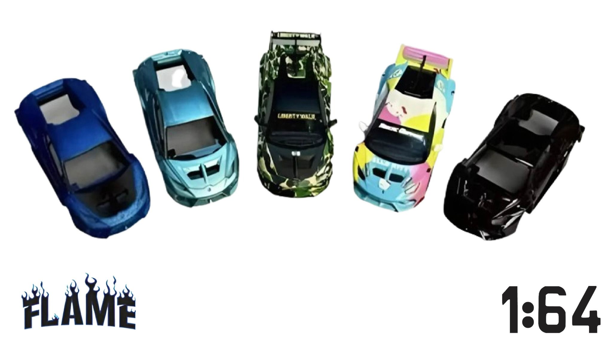 Mô hinh xe Lamborghini Huracan GT EVO giới hạn 199 chiếc 1:64 Flame Model resin OT64336