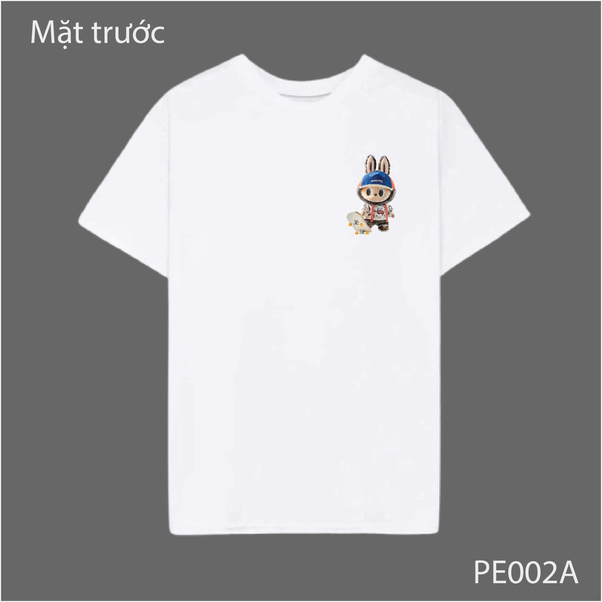 Sticker PET in chuyển nhiệt - hình ủi lên vải - nón - áo - quần Labubu Capybara Autono1 PE002