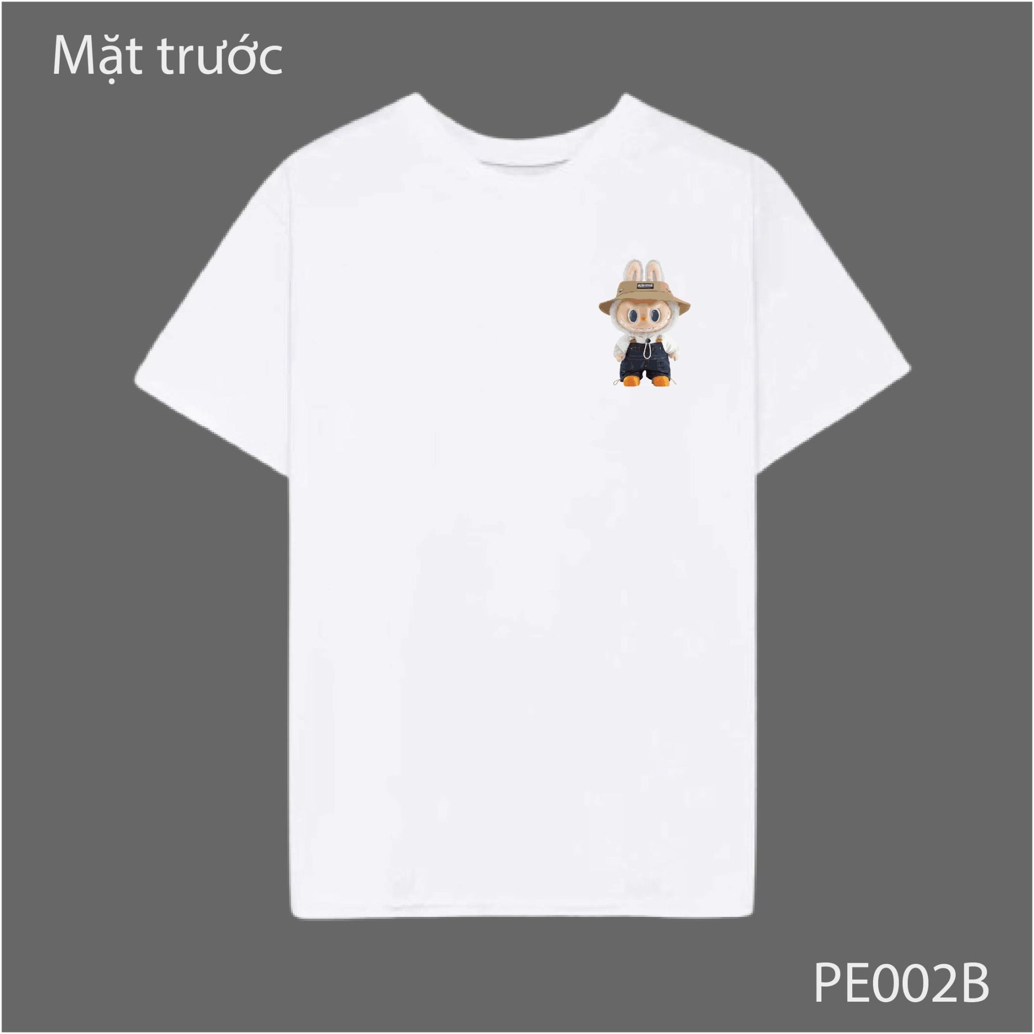 Sticker PET in chuyển nhiệt - hình ủi lên vải - nón - áo - quần Labubu Capybara Autono1 PE002