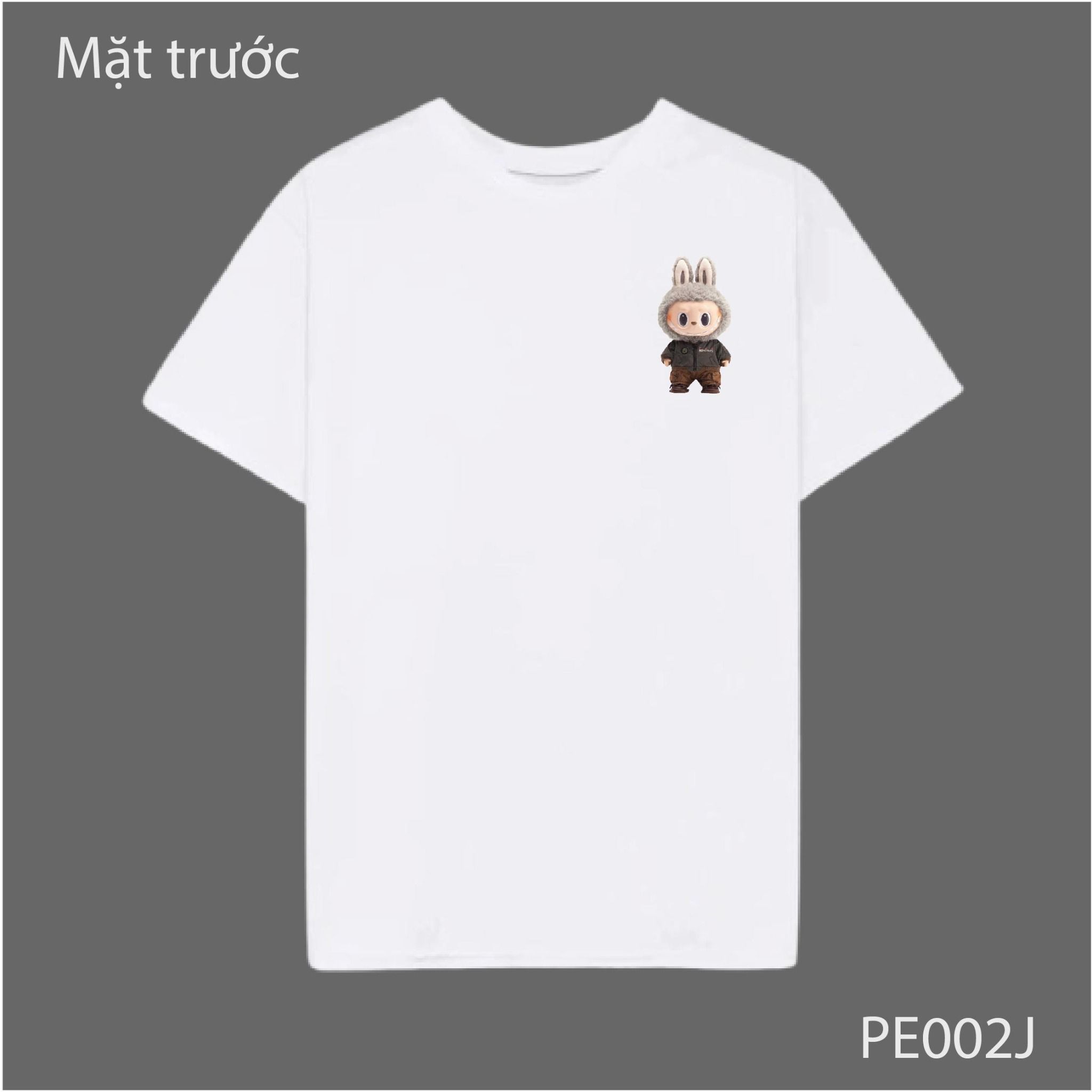 Sticker PET in chuyển nhiệt - hình ủi lên vải - nón - áo - quần Labubu Capybara Autono1 PE002