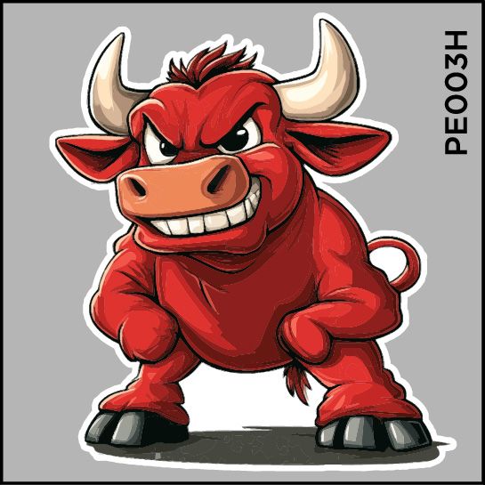 Sticker PET in chuyển nhiệt - hình ủi lên vải - nón - áo - quần Red bull Autono1 PE003