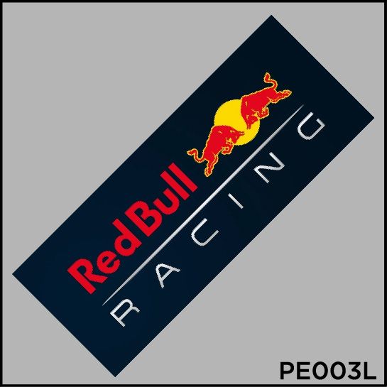 Sticker PET in chuyển nhiệt - hình ủi lên vải - nón - áo - quần Red bull Autono1 PE003